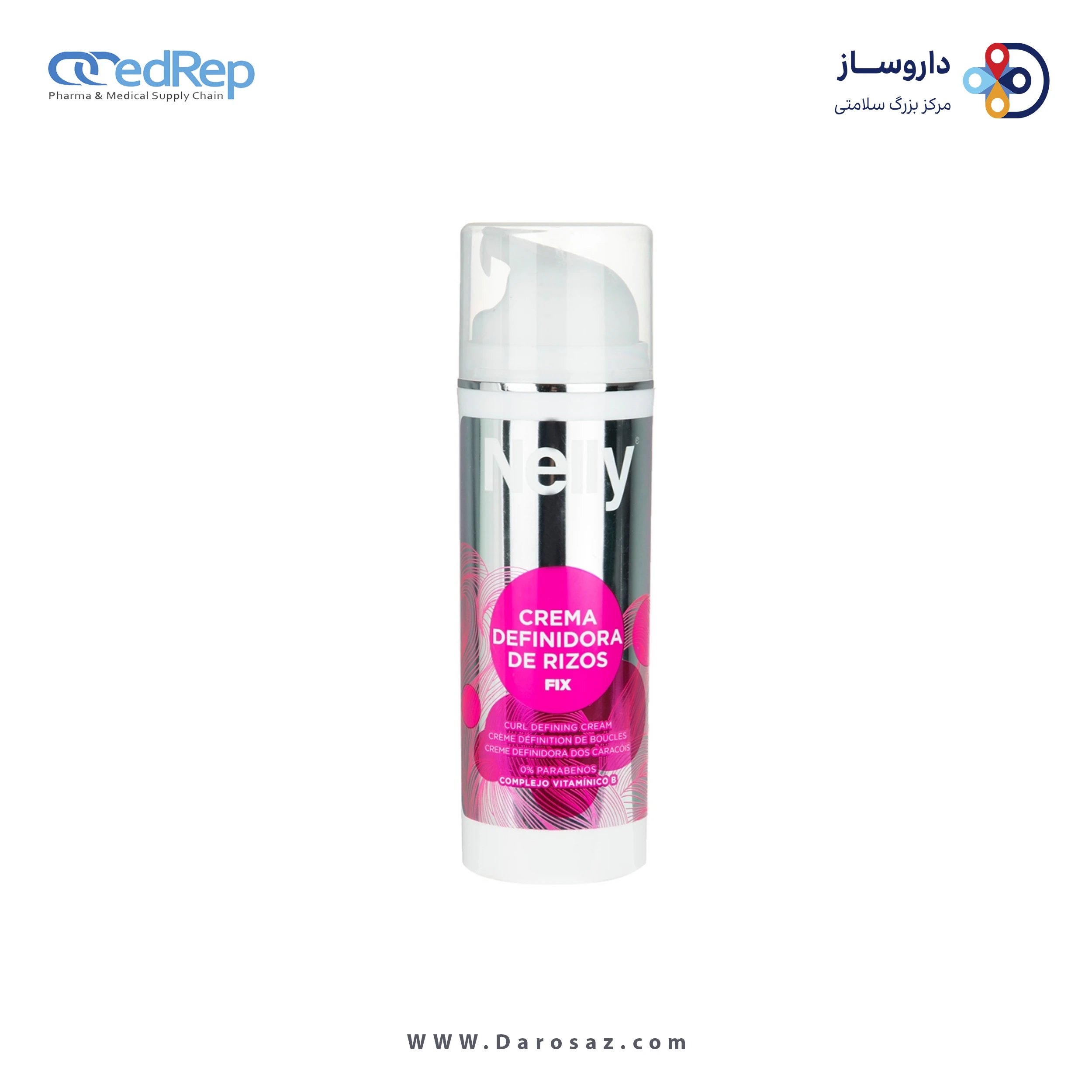 فراورده های حالت دهنده ،نرم کننده وتثبیت کننده آرایش مو (کرمها ، لوسیونها وروغنها) NELLY NELLY CURL DEFINING CREAM