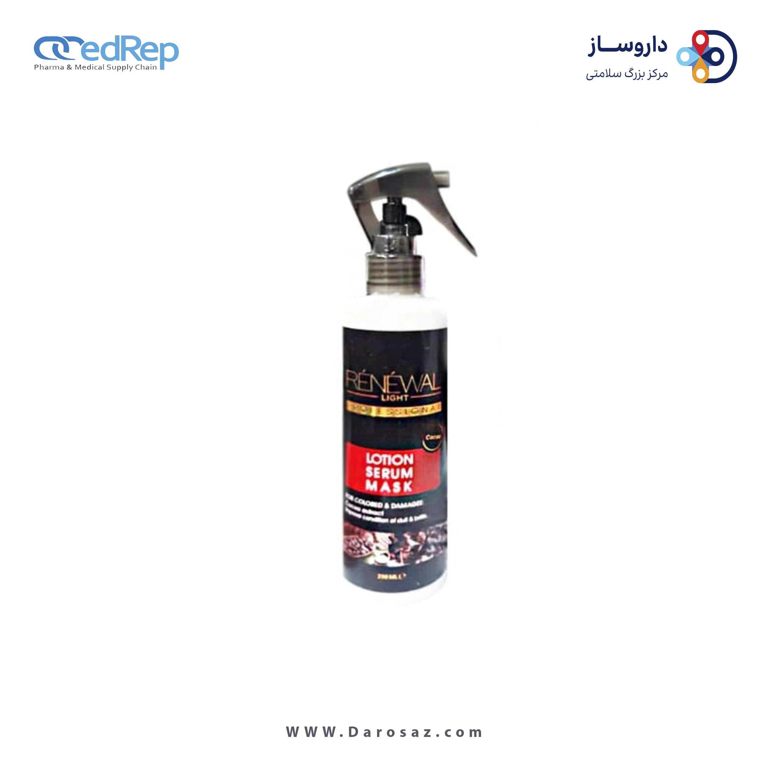 فراورده های حالت دهنده ،نرم کننده وتثبیت کننده آرایش مو (کرمها ، لوسیونها وروغنها) RENEWAL LIGHT Hair mask