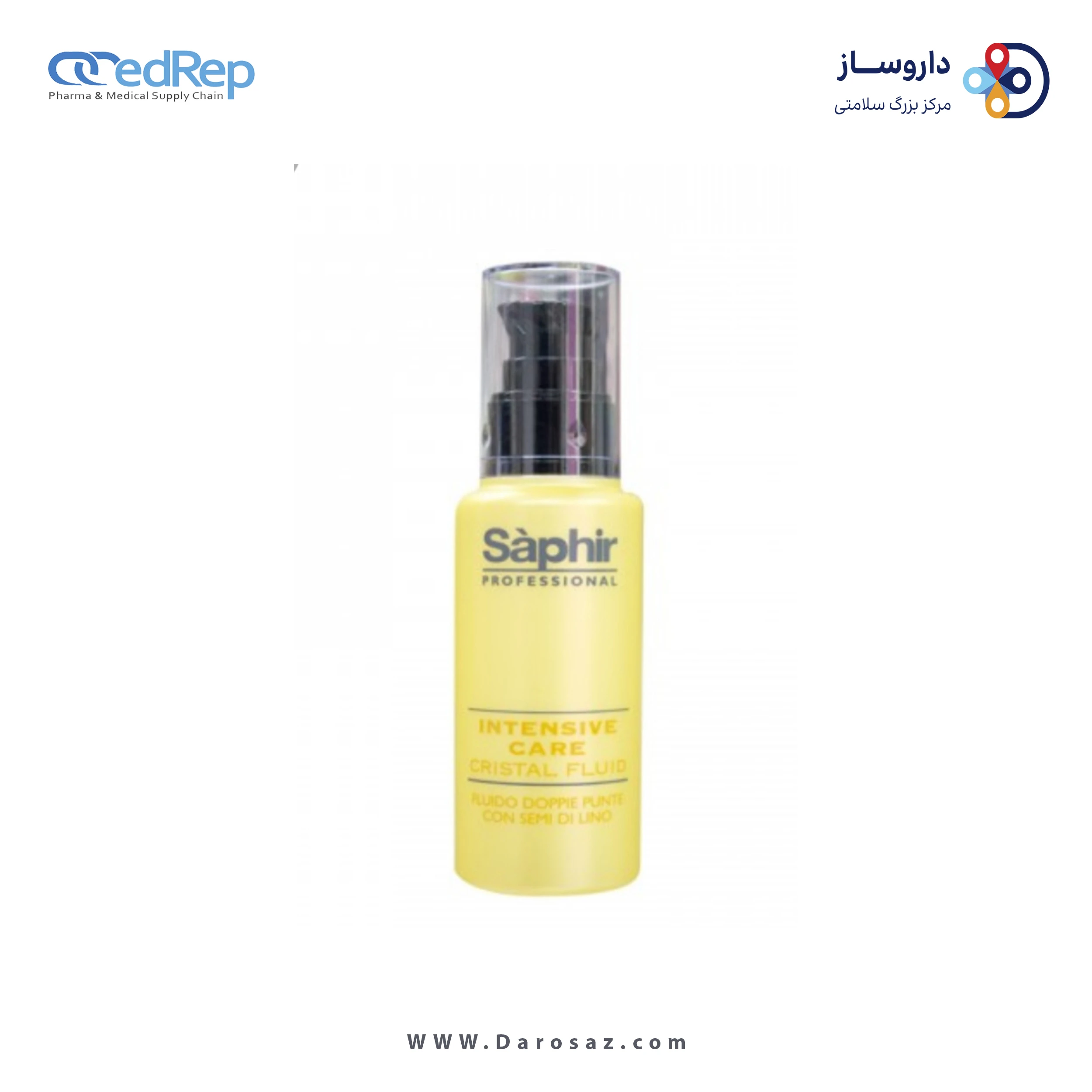 فراورده های حالت دهنده ،نرم کننده وتثبیت کننده آرایش مو (کرمها ، لوسیونها وروغنها) SAPHIR INTENSIVE CARE CRISTAL FLUID