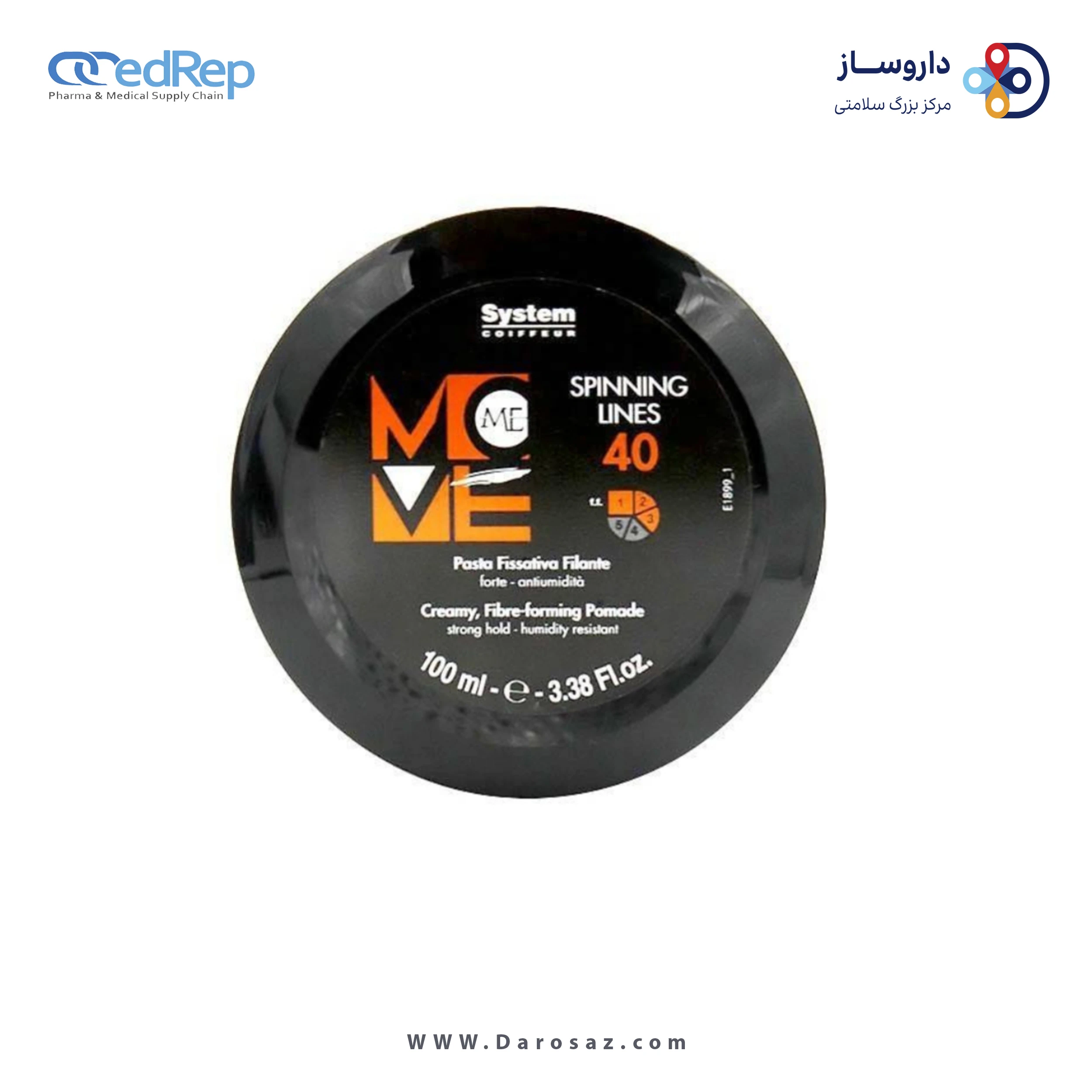 فراورده های حالت دهنده ،نرم کننده وتثبیت کننده آرایش مو (کرمها ، لوسیونها وروغنها) DIKSON MOVE ME 40 SPINNING LINES