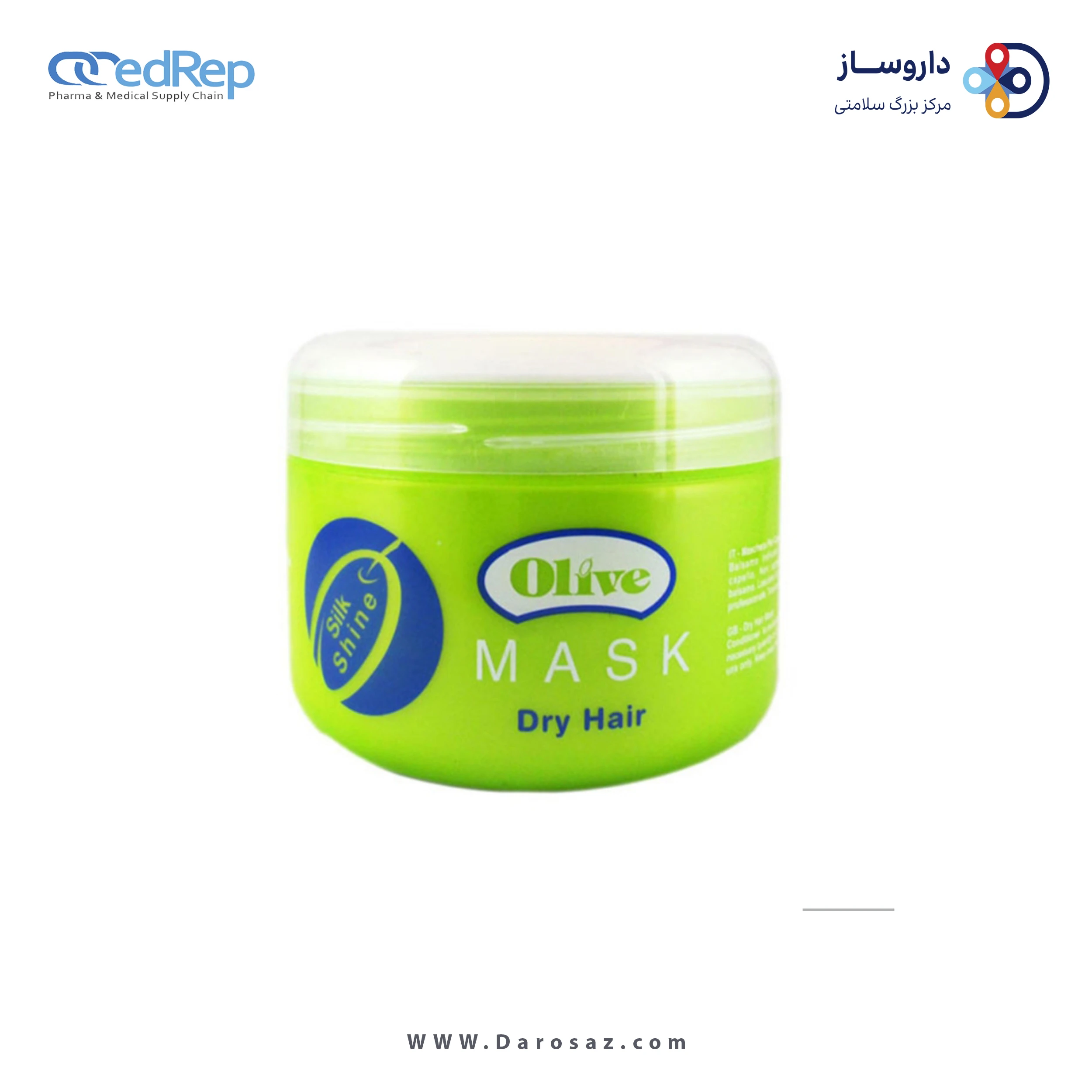 فراورده های حالت دهنده ،نرم کننده وتثبیت کننده آرایش مو (کرمها ، لوسیونها وروغنها) OLIVE Mask for Dry Hair