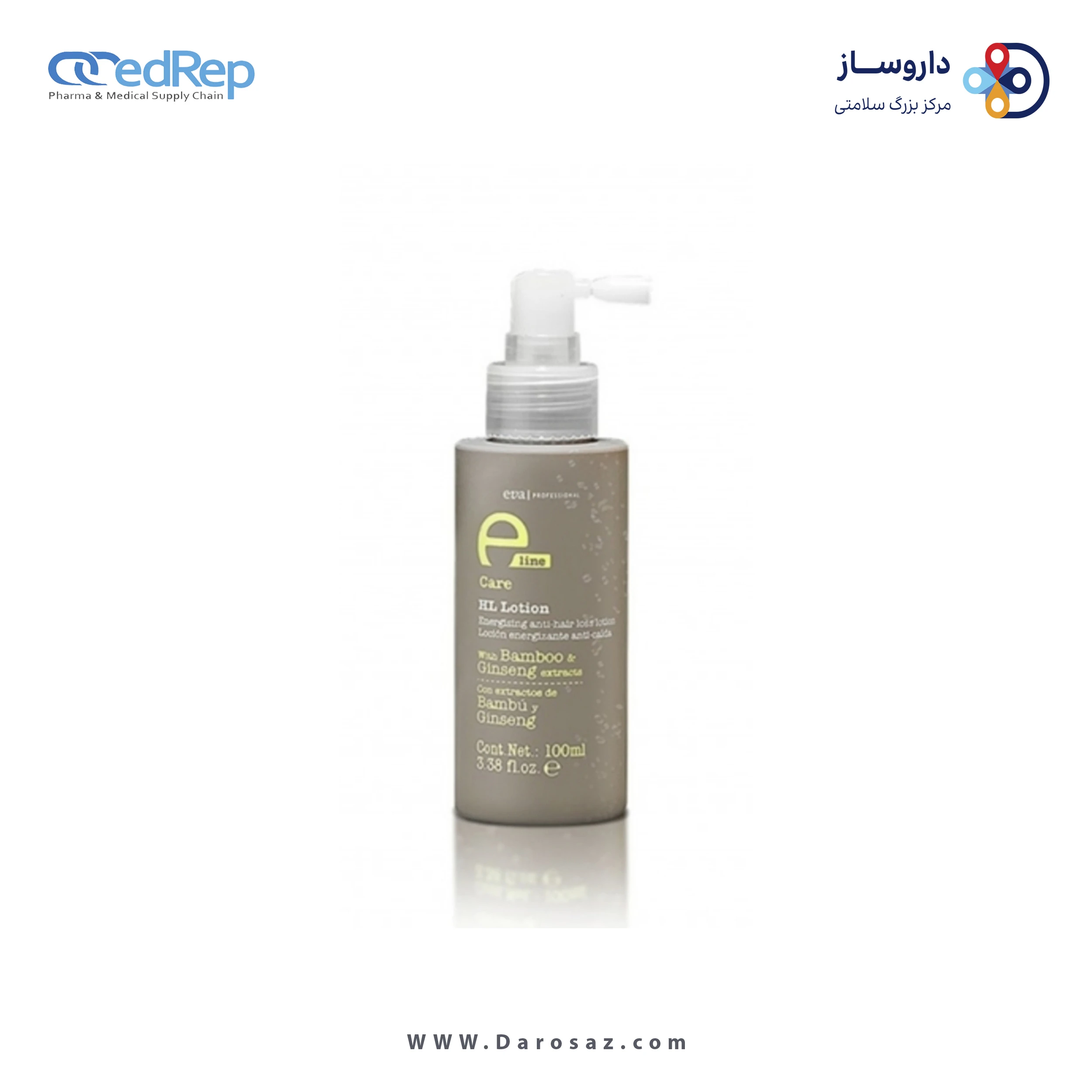 فراورده های حالت دهنده ،نرم کننده وتثبیت کننده آرایش مو (کرمها ، لوسیونها وروغنها) EVA| PROFESSIONAL HL lotion anti hair loss lotion