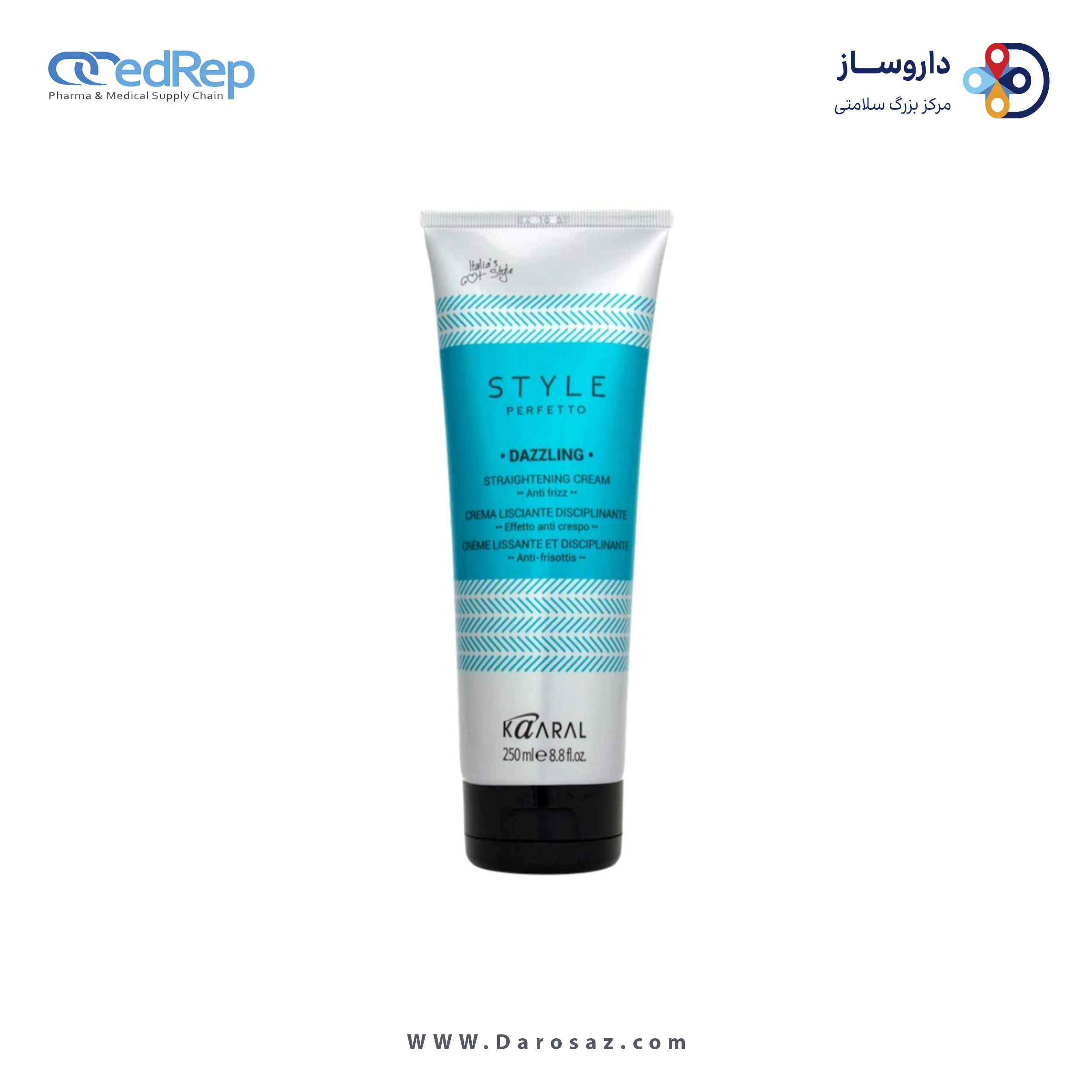 فراورده های حالت دهنده ،نرم کننده وتثبیت کننده آرایش مو (کرمها ، لوسیونها وروغنها) KAARAL Dazzling Straightening Cream