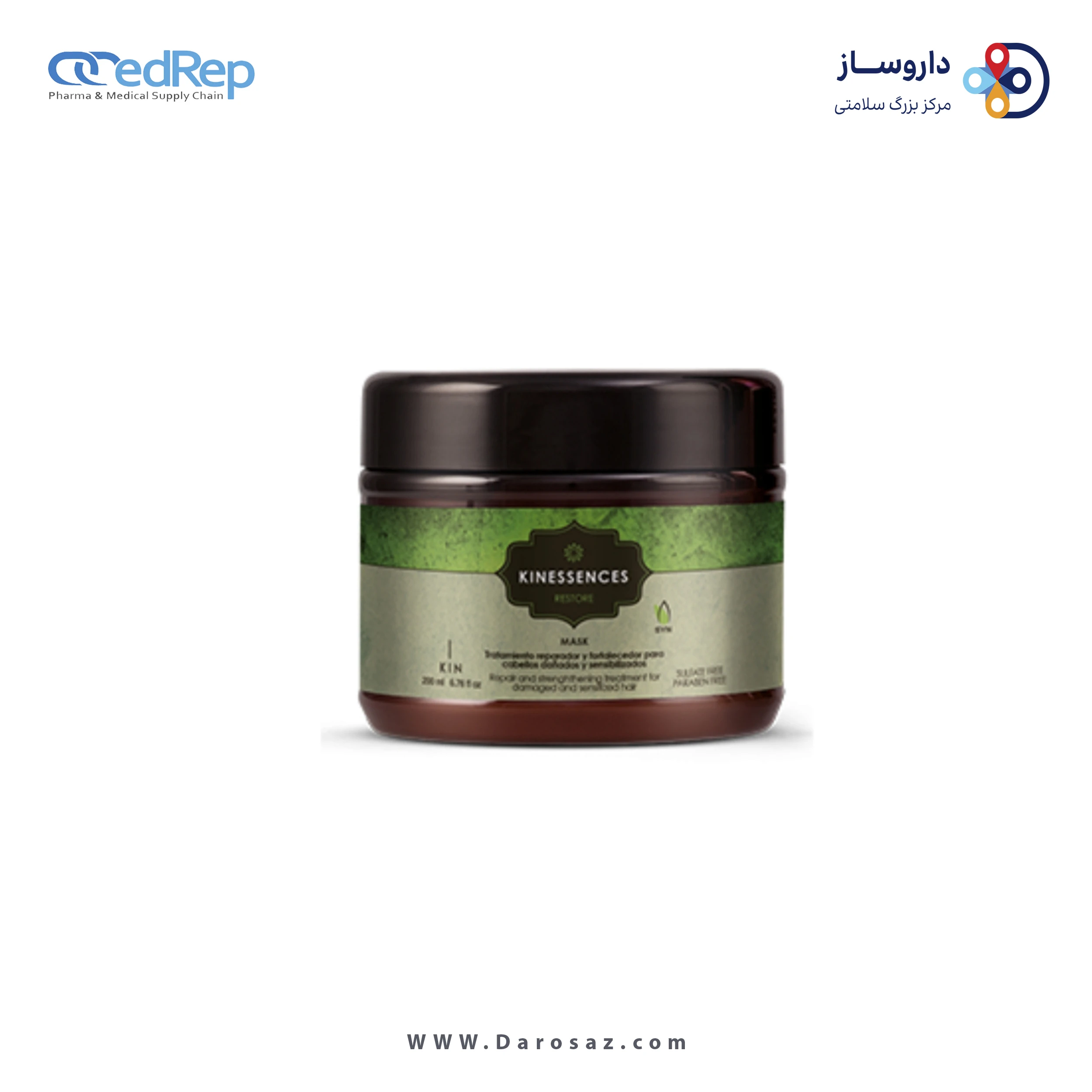 فراورده های حالت دهنده ،نرم کننده وتثبیت کننده آرایش مو (کرمها ، لوسیونها وروغنها) KIN KINESSENCES RESTORE MASK ‎ 9.23