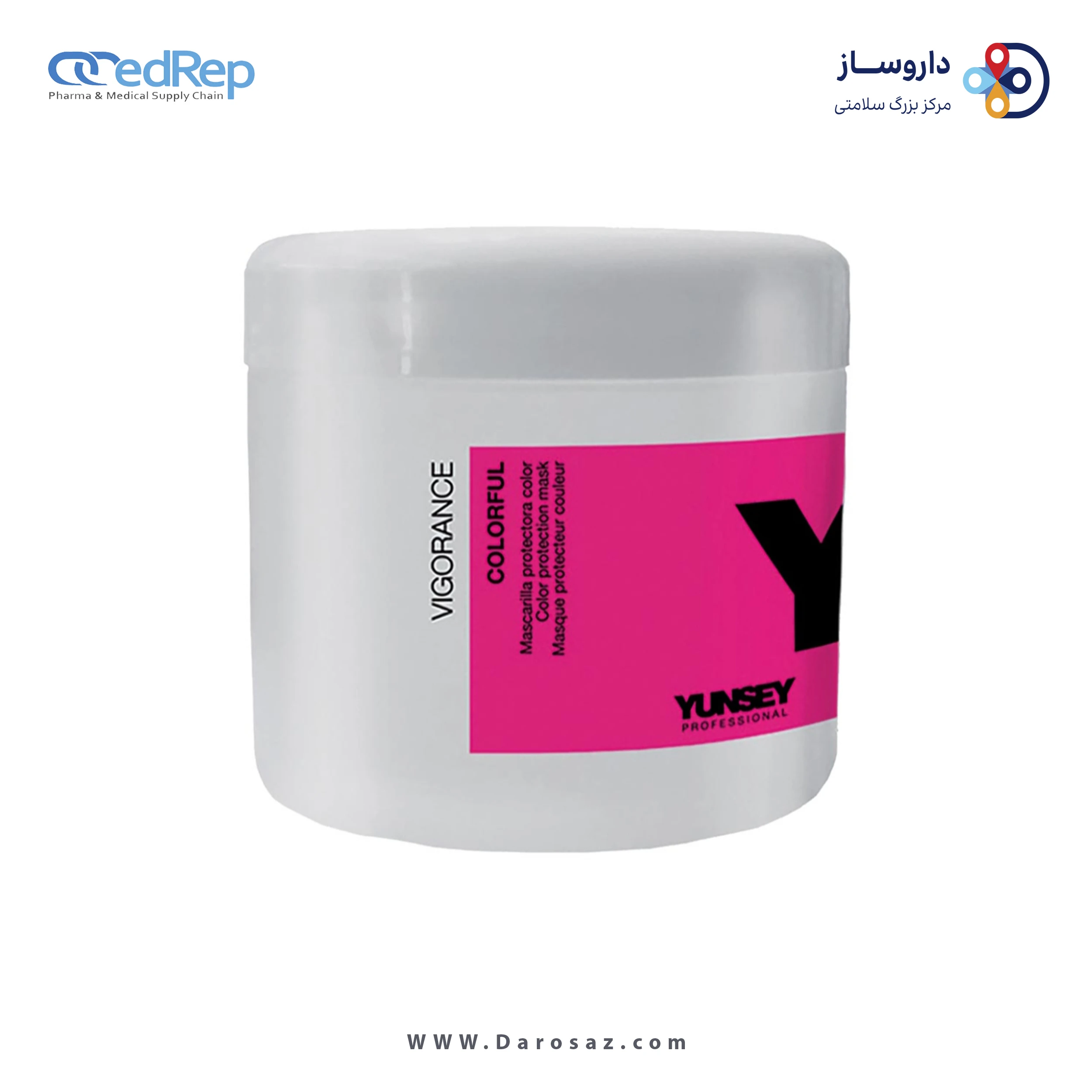 فراورده های حالت دهنده ،نرم کننده وتثبیت کننده آرایش مو (کرمها ، لوسیونها وروغنها) YUNSEY Professional Vigorance Colorful Color Protection Mask