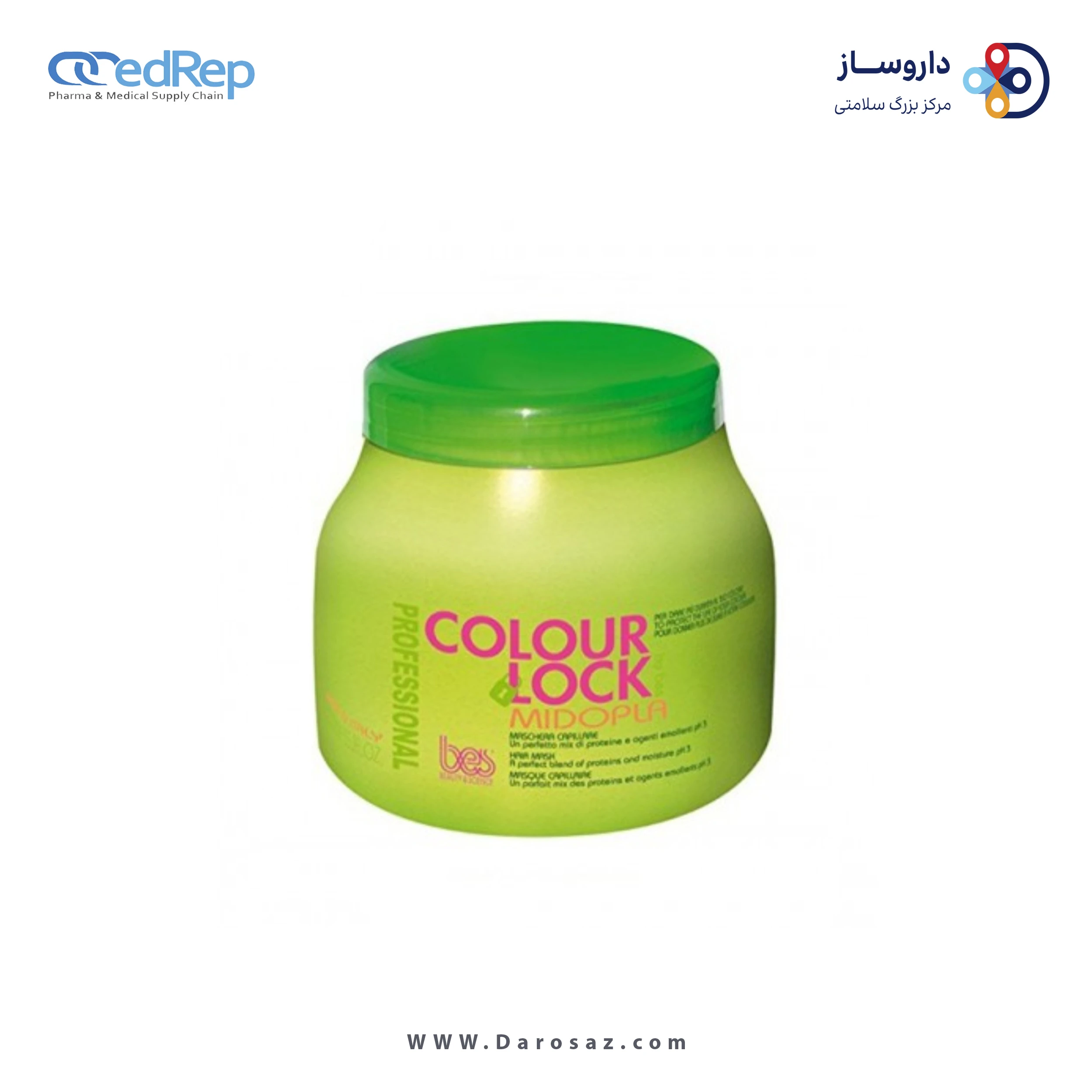 فراورده های حالت دهنده ،نرم کننده وتثبیت کننده آرایش مو (کرمها ، لوسیونها وروغنها) BES Hair Mask Midopla