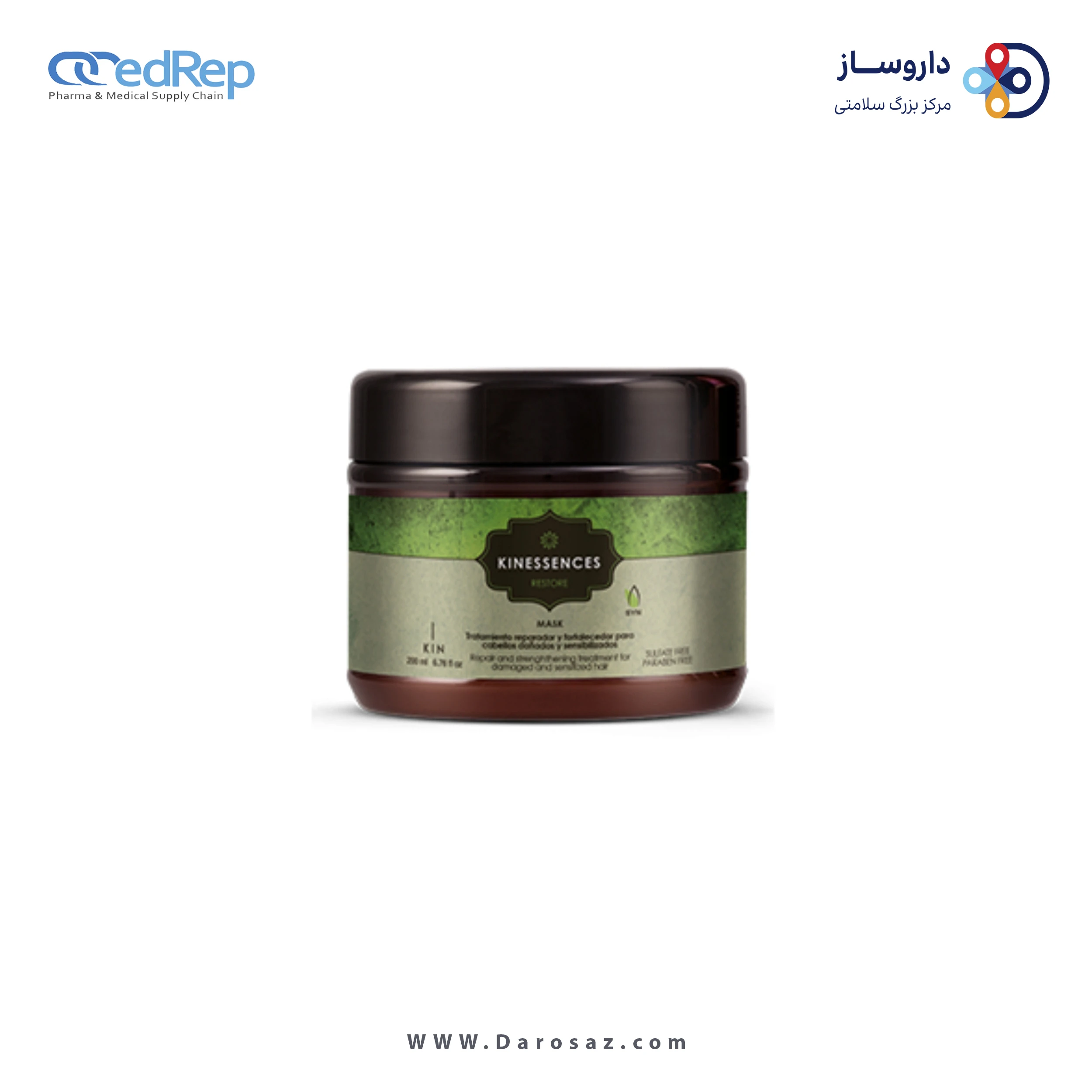 فراورده های حالت دهنده ،نرم کننده وتثبیت کننده آرایش مو (کرمها ، لوسیونها وروغنها) KIN KINESSENCES RESTORE MASK ‎ 10.0