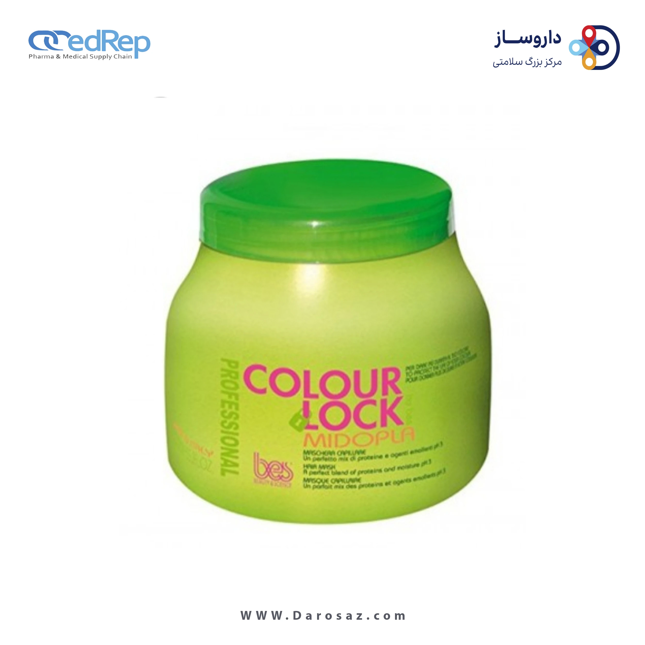 فراورده های حالت دهنده ،نرم کننده وتثبیت کننده آرایش مو (کرمها ، لوسیونها وروغنها) BES Hair Mask Midopla