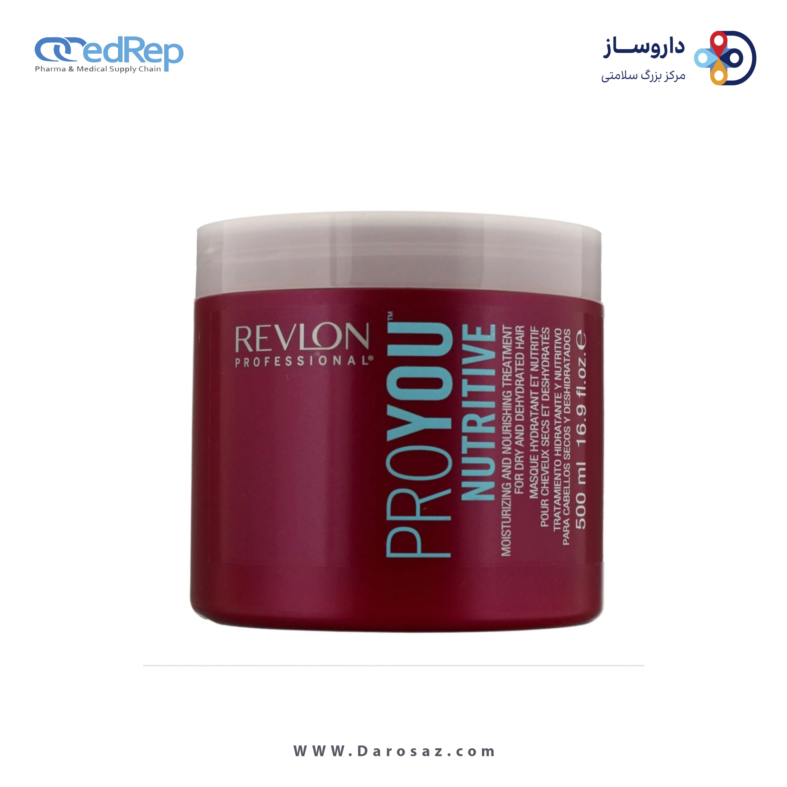 فراورده های حالت دهنده ،نرم کننده وتثبیت کننده آرایش مو (کرمها ، لوسیونها وروغنها) REVLON PROFESSIONAL Pro You Hidro Nutritive Treatment