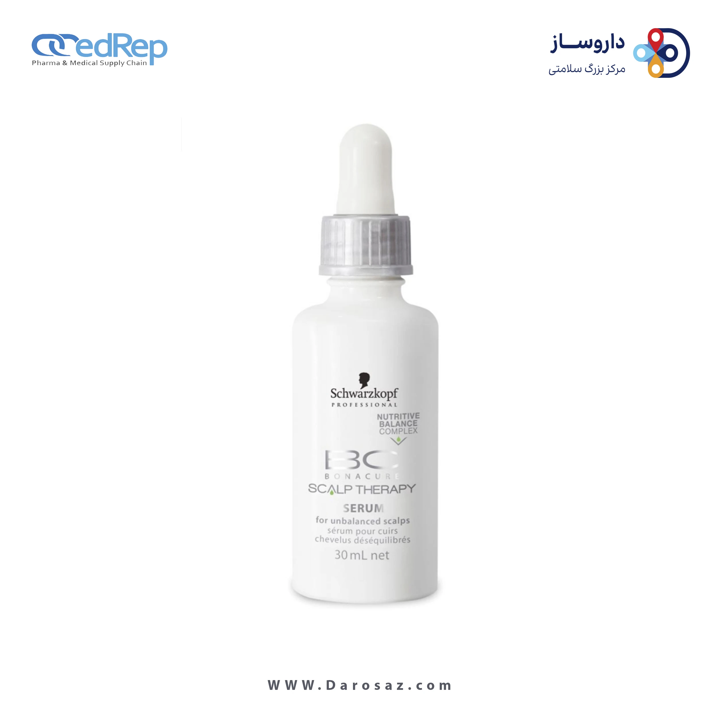 فراورده های حالت دهنده ،نرم کننده وتثبیت کننده آرایش مو (کرمها ، لوسیونها وروغنها) BC BONACURE SCALP THERAPY SERUM for unbalanced scalps