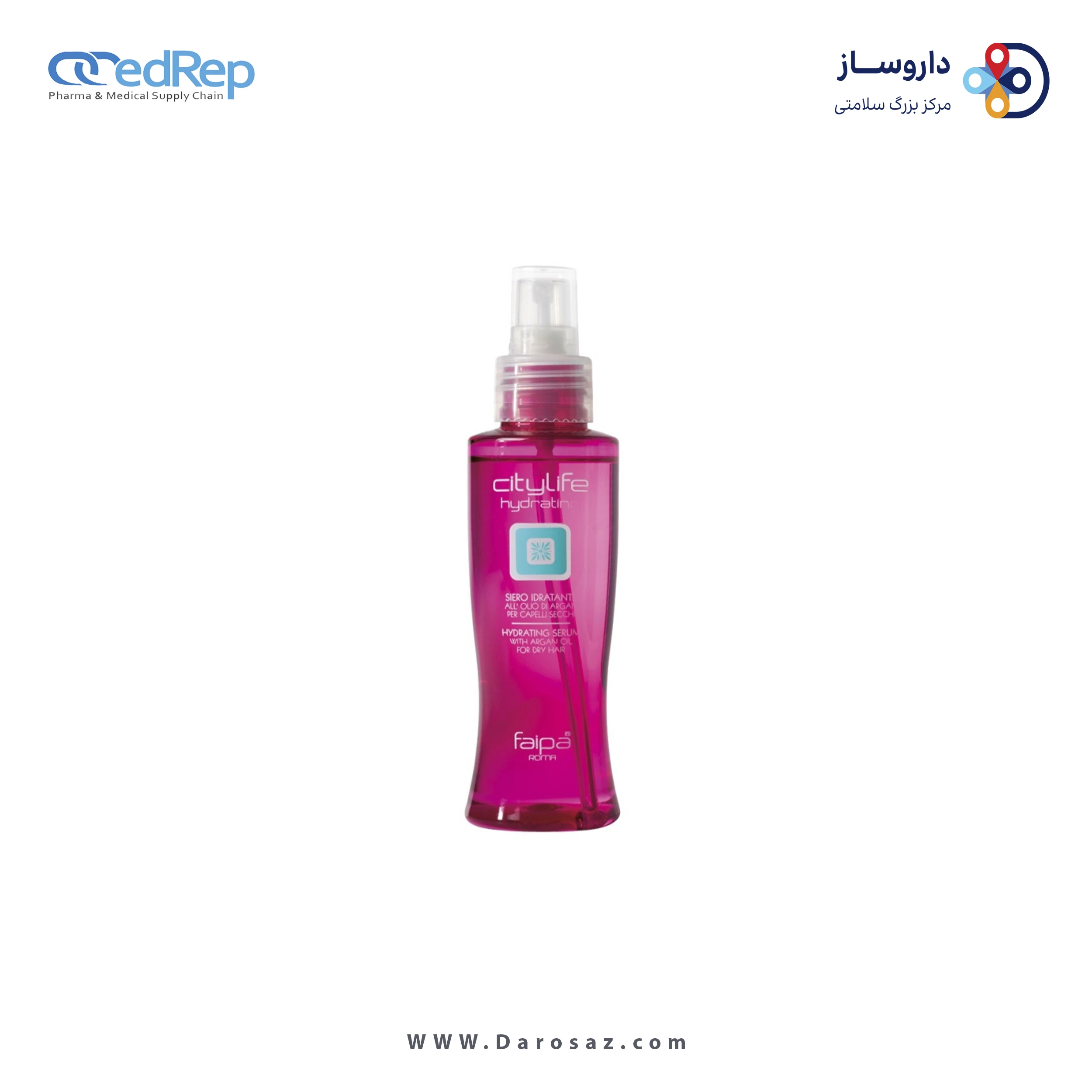 فراورده های حالت دهنده ،نرم کننده وتثبیت کننده آرایش مو (کرمها ، لوسیونها وروغنها) CITYLIFE Hydrating serum with argan oil for dry hair