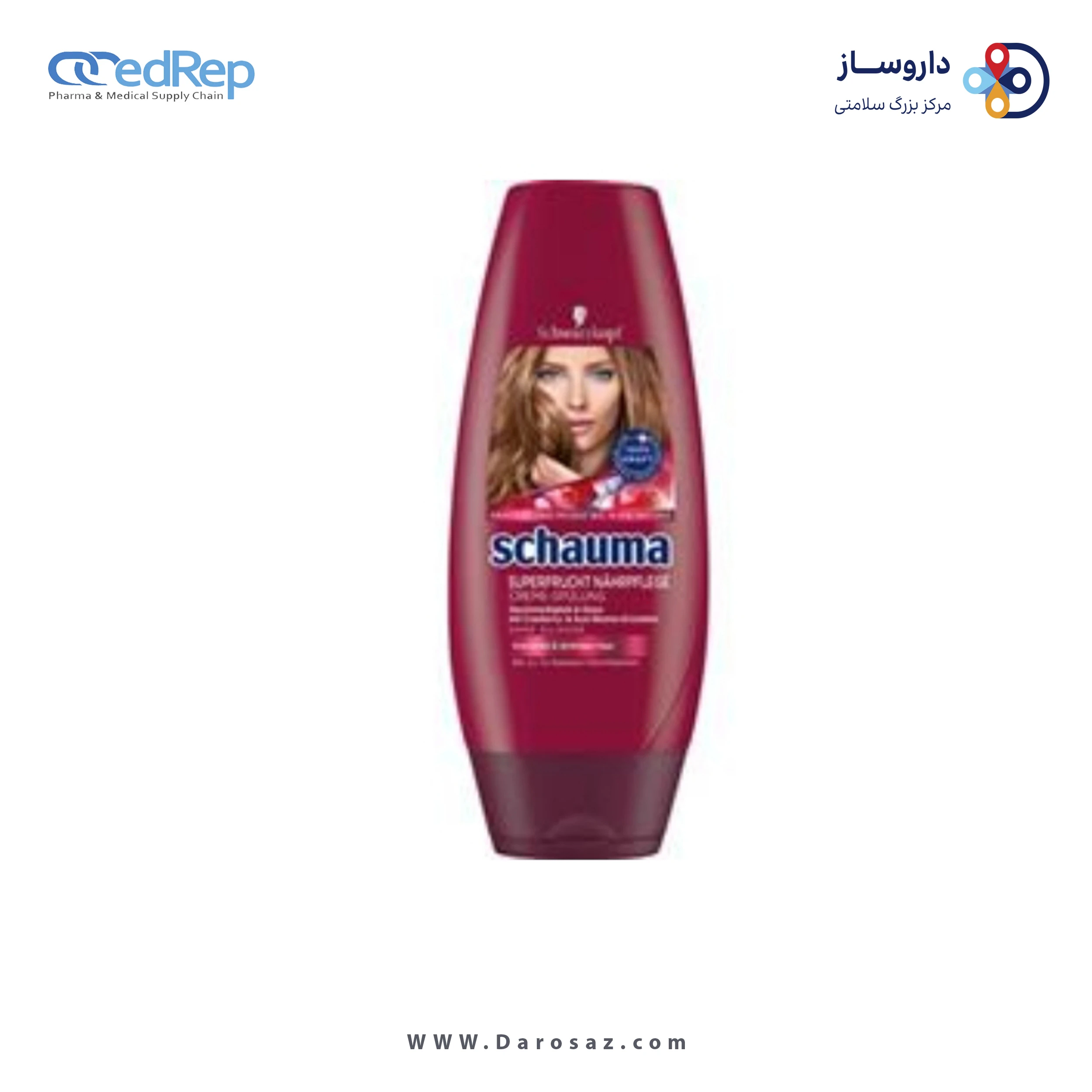 فراورده های حالت دهنده ،نرم کننده وتثبیت کننده آرایش مو (کرمها ، لوسیونها وروغنها) SCHAUMA Superfruit & Nutrition Cream Conditioner