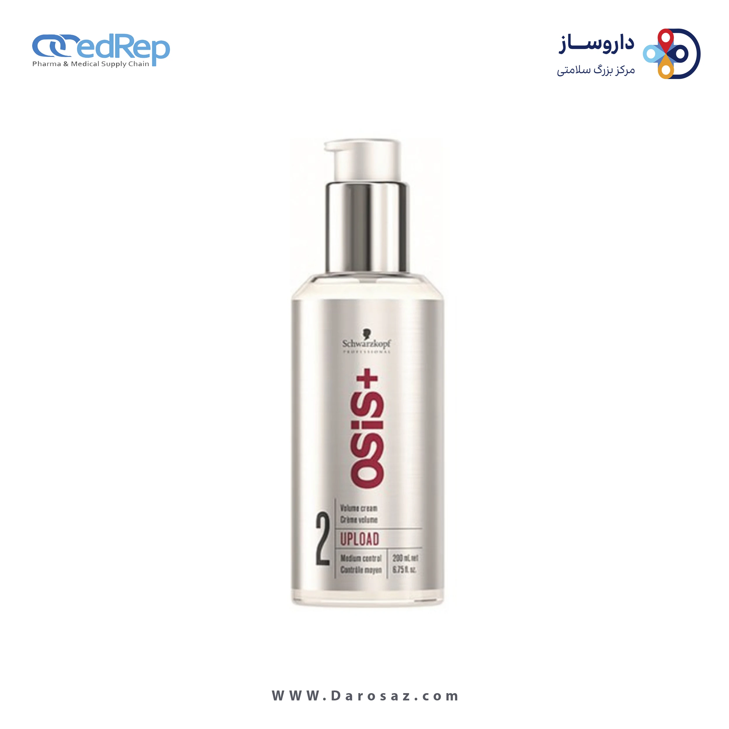 فراورده های حالت دهنده ،نرم کننده وتثبیت کننده آرایش مو (کرمها ، لوسیونها وروغنها) OSIS UPLOAD Volume cream