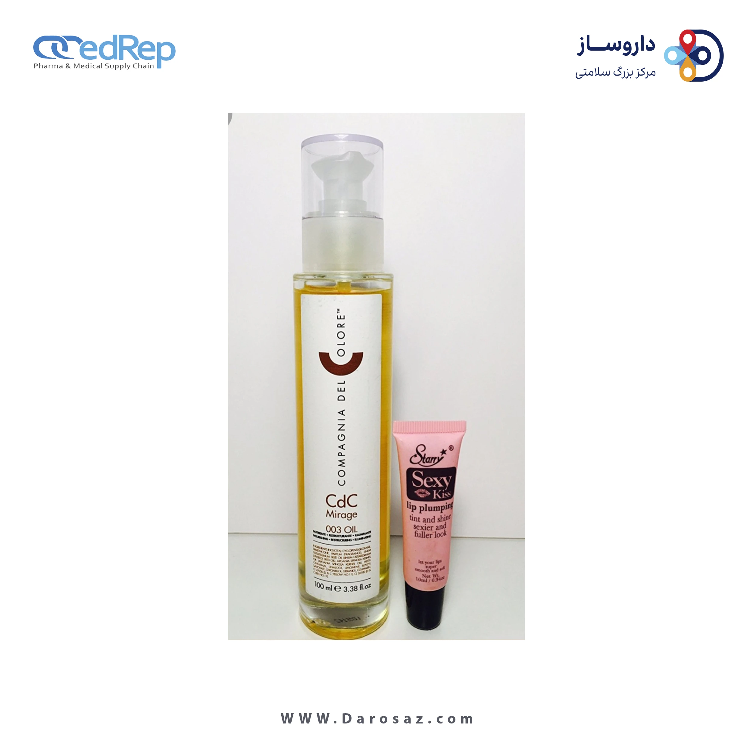 فراورده های حالت دهنده ،نرم کننده وتثبیت کننده آرایش مو (کرمها ، لوسیونها وروغنها) COMPAGNIA DEL COLORE Mirage Oil 003