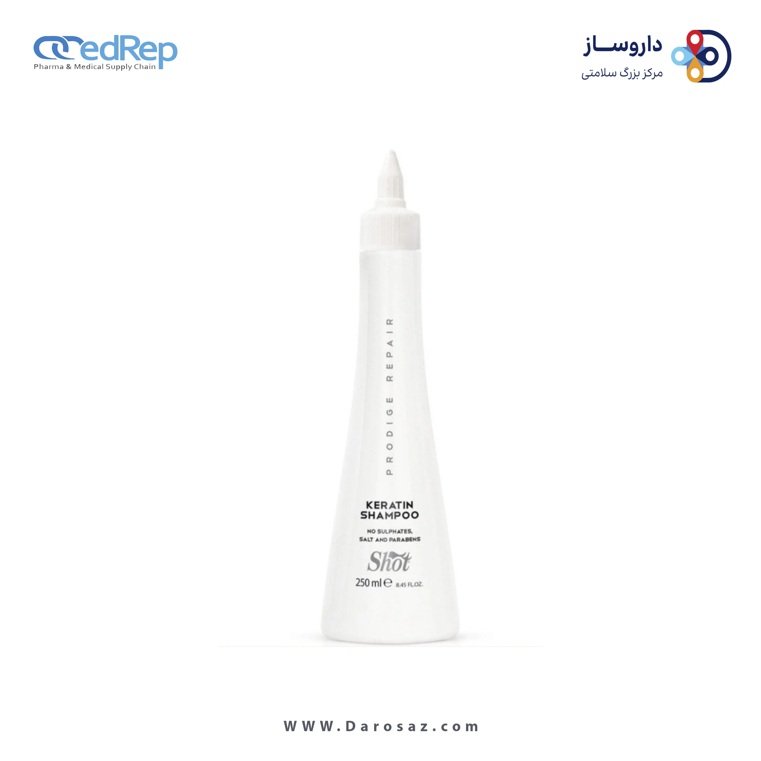 فراورده های حالت دهنده ،نرم کننده وتثبیت کننده آرایش مو (کرمها ، لوسیونها وروغنها) SHOT PRODIGE REPAIR KERATIN MASK 250 ML