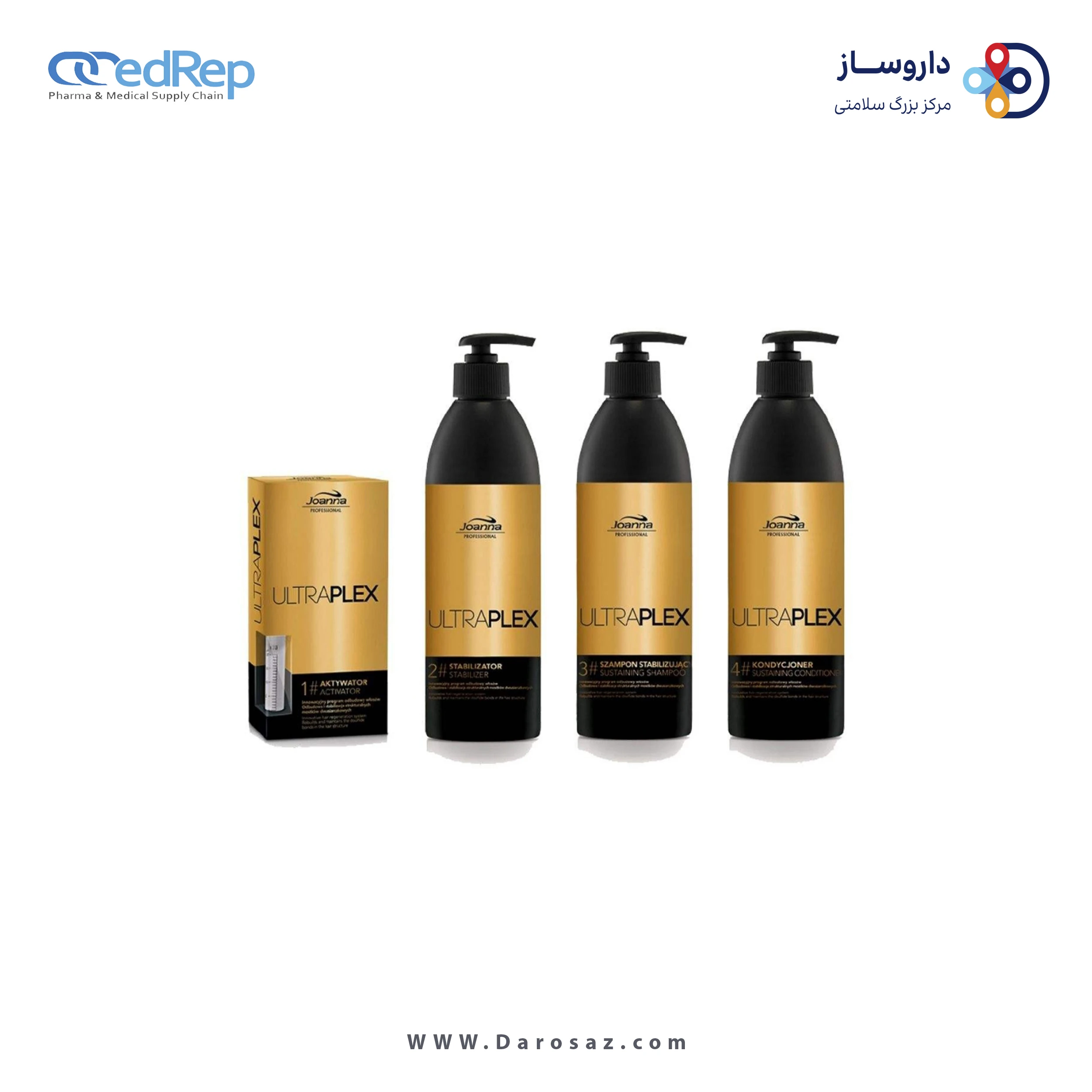 فراورده های حالت دهنده ،نرم کننده وتثبیت کننده آرایش مو (کرمها ، لوسیونها وروغنها) JOANNA ultraplex professional stabilizer 2