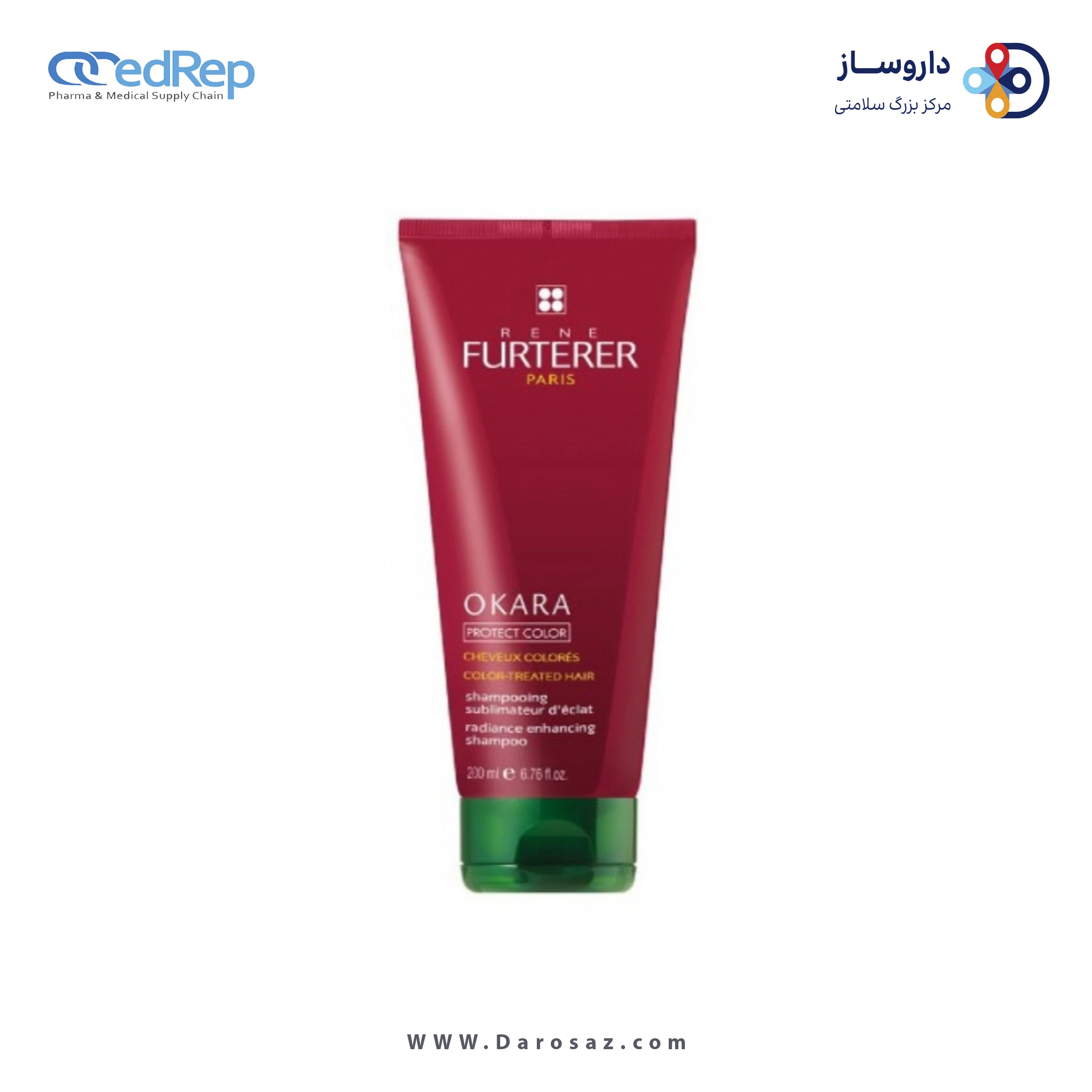 فراورده های حالت دهنده ،نرم کننده وتثبیت کننده آرایش مو (کرمها ، لوسیونها وروغنها) RENE FURTERER OKARA RADIANCE ENHANCING CONDITIONER 200ML