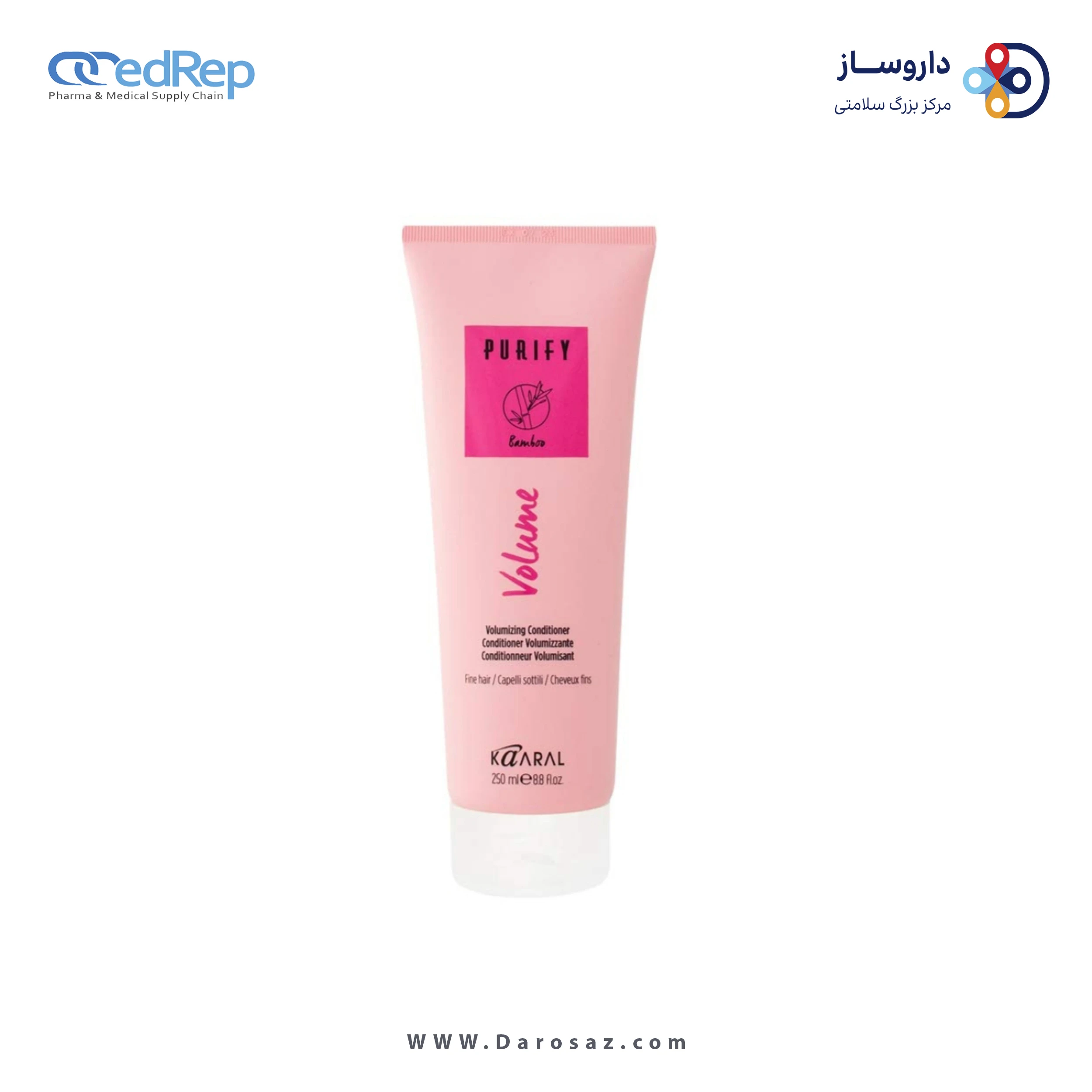 فراورده های حالت دهنده ،نرم کننده وتثبیت کننده آرایش مو (کرمها ، لوسیونها وروغنها) KAARAL Volume Volumizing Conditioner 250 ml