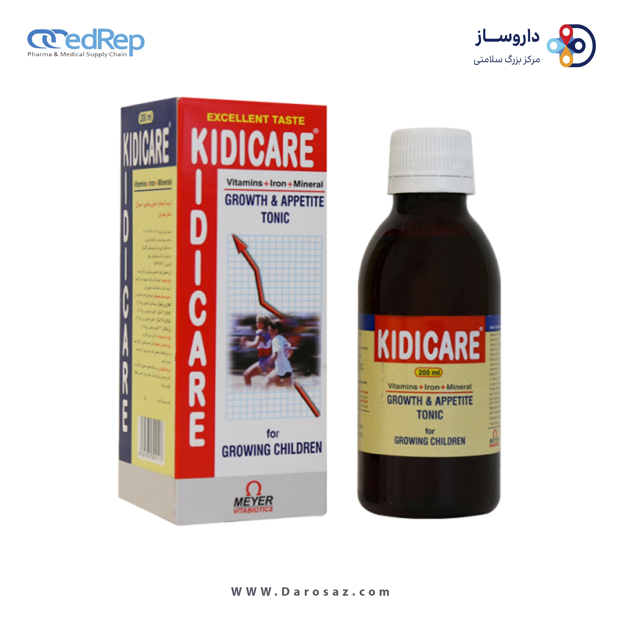 کیدی کر 200 میلی لیتر شربت