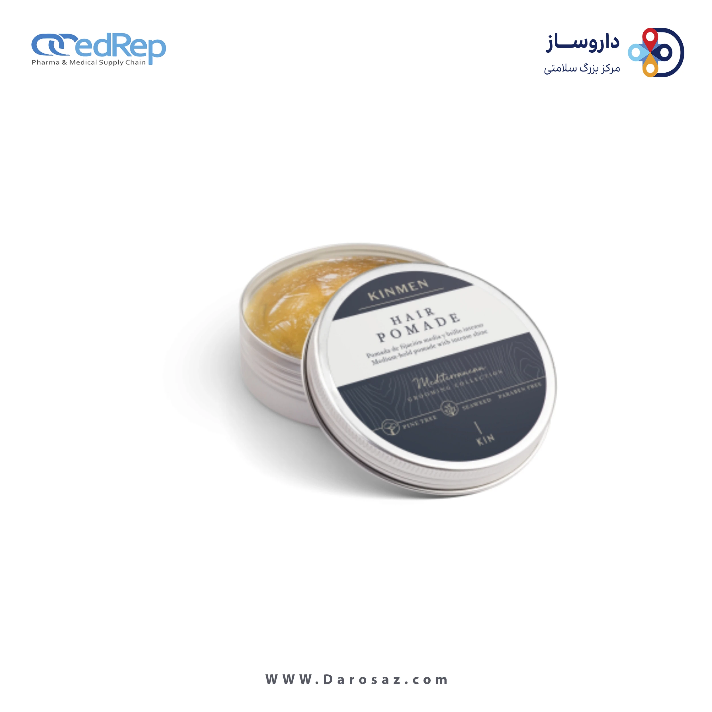 فراورده های حالت دهنده ،نرم کننده وتثبیت کننده آرایش مو (کرمها ، لوسیونها وروغنها) KIN KINMEN HAIR POMADE 100 ml