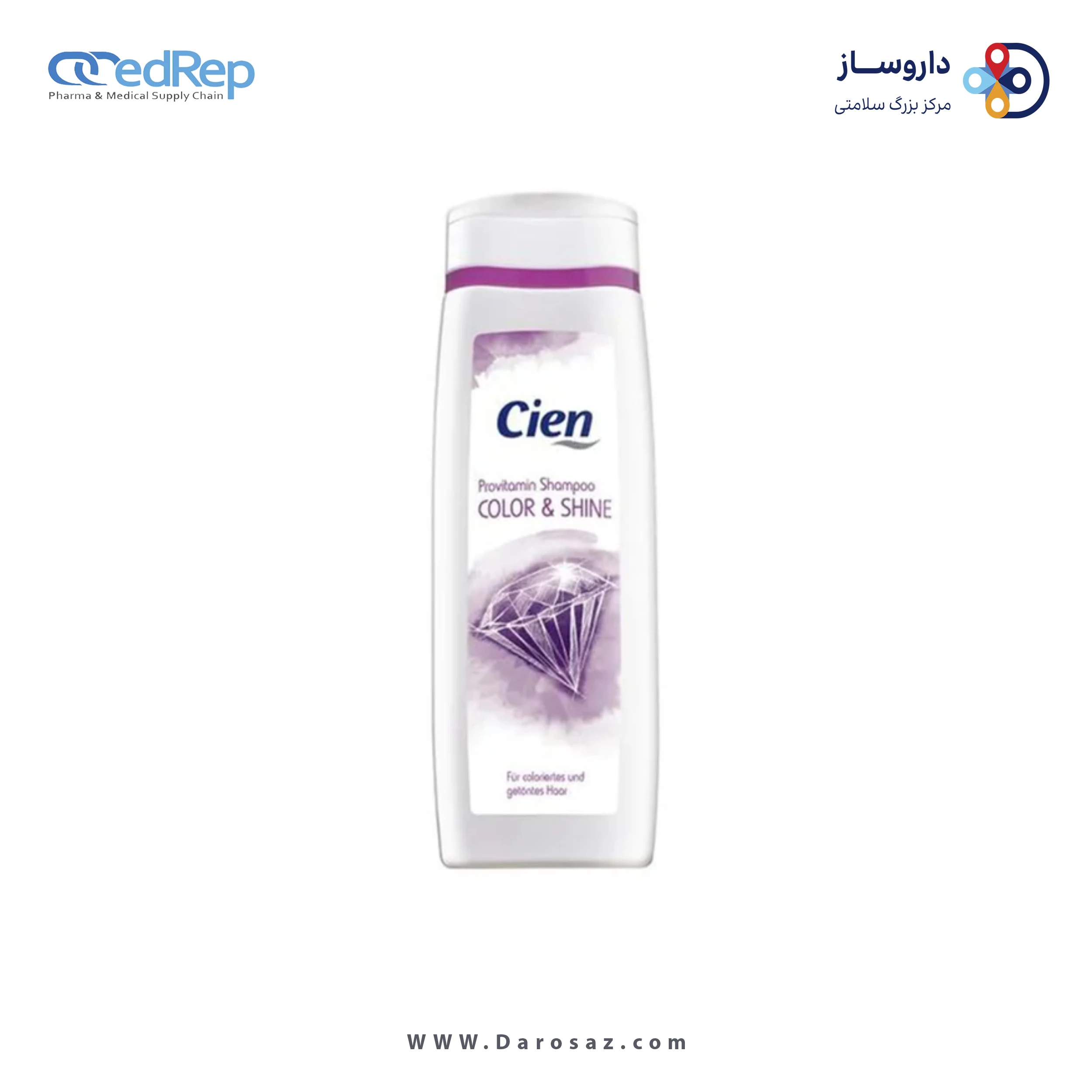 فراورده های حالت دهنده ،نرم کننده وتثبیت کننده آرایش مو (کرمها ، لوسیونها وروغنها) CIEN provitamin conditioner color & shine