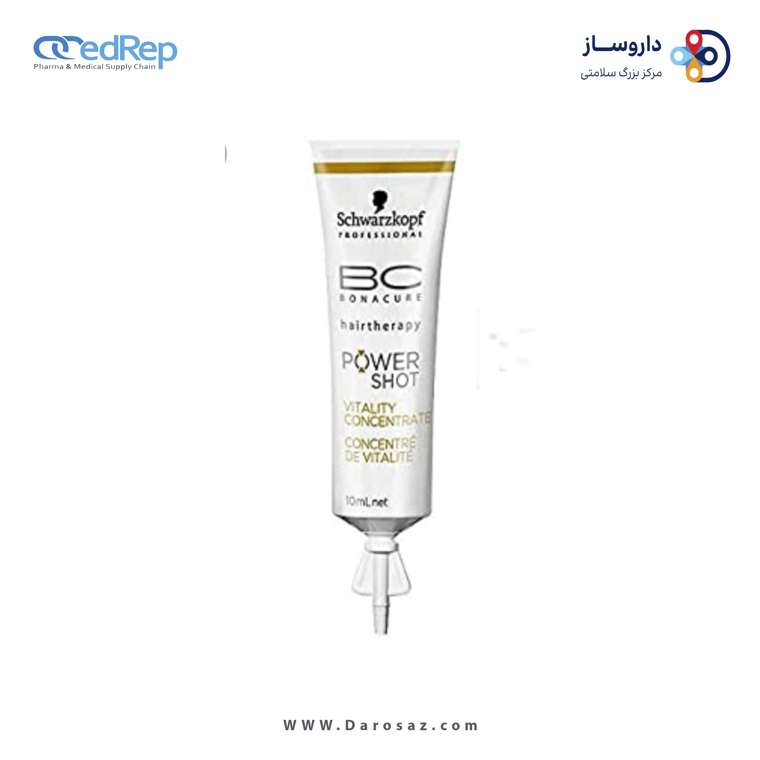 فراورده های حالت دهنده ،نرم کننده وتثبیت کننده آرایش مو (کرمها ، لوسیونها وروغنها) BC BONACURE HAIRTRERAPY EXCELLIUM POWER SHOT VITALITY CONCENTRATE