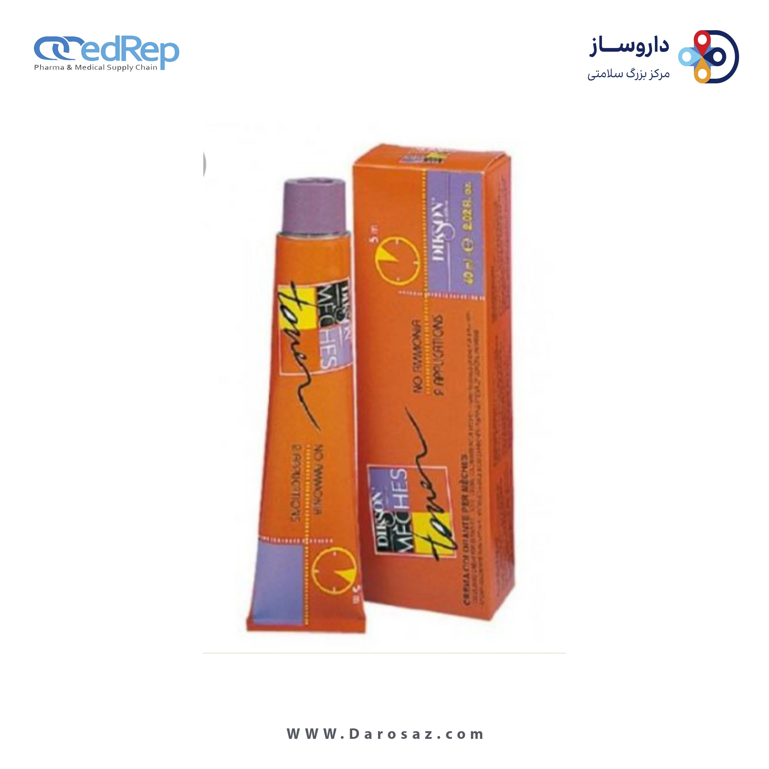 فراورده های حالت دهنده ،نرم کننده وتثبیت کننده آرایش مو (کرمها ، لوسیونها وروغنها) DIKSON DIKSON MECHES TONER CENERE, all nuances Colouring cream for bleached locks.