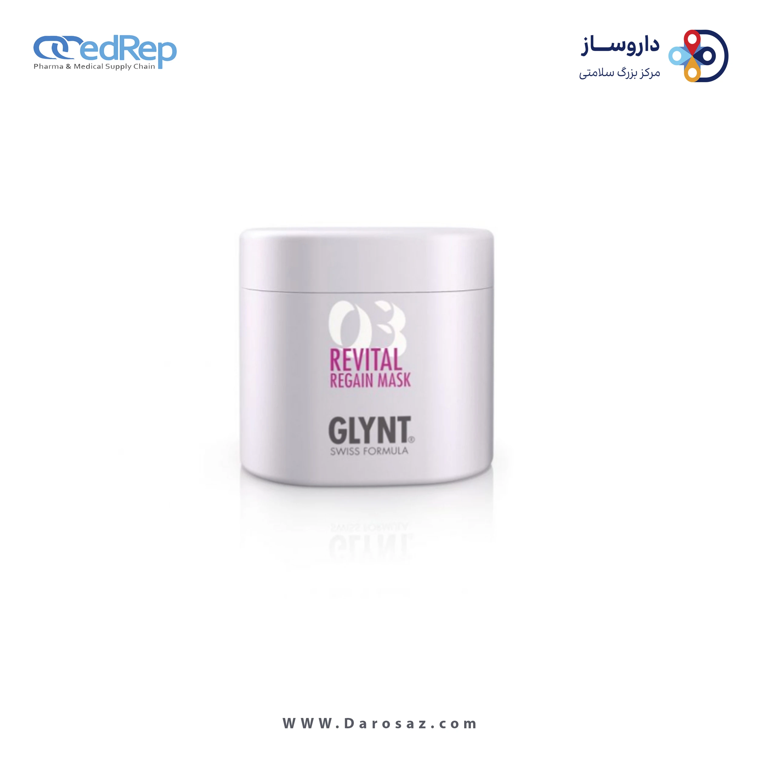 فراورده های حالت دهنده ،نرم کننده وتثبیت کننده آرایش مو (کرمها ، لوسیونها وروغنها) GLYNT Revital Regain Mask