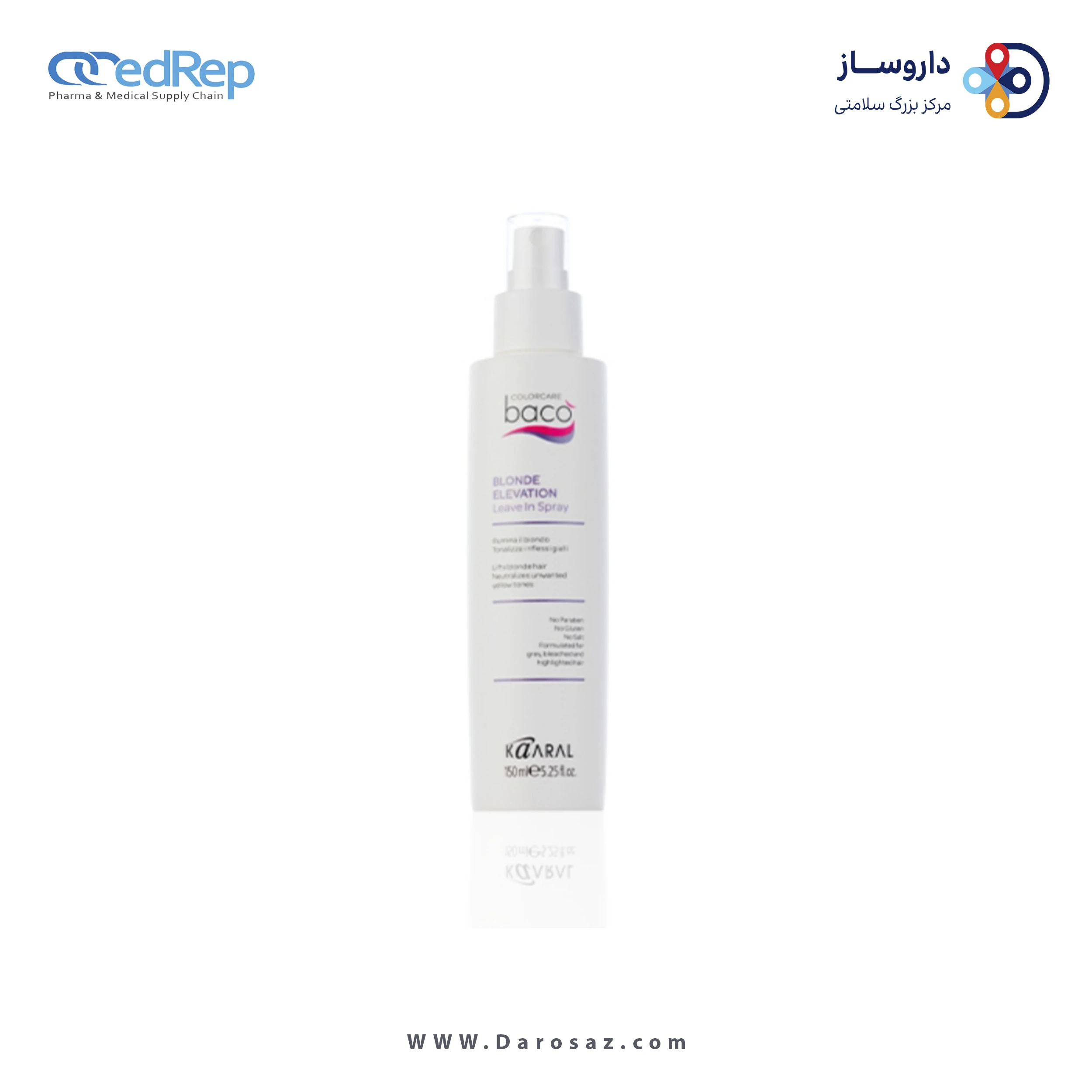 فراورده های حالت دهنده ،نرم کننده وتثبیت کننده آرایش مو (کرمها ، لوسیونها وروغنها) KAARAL Blonde Elevation Spray