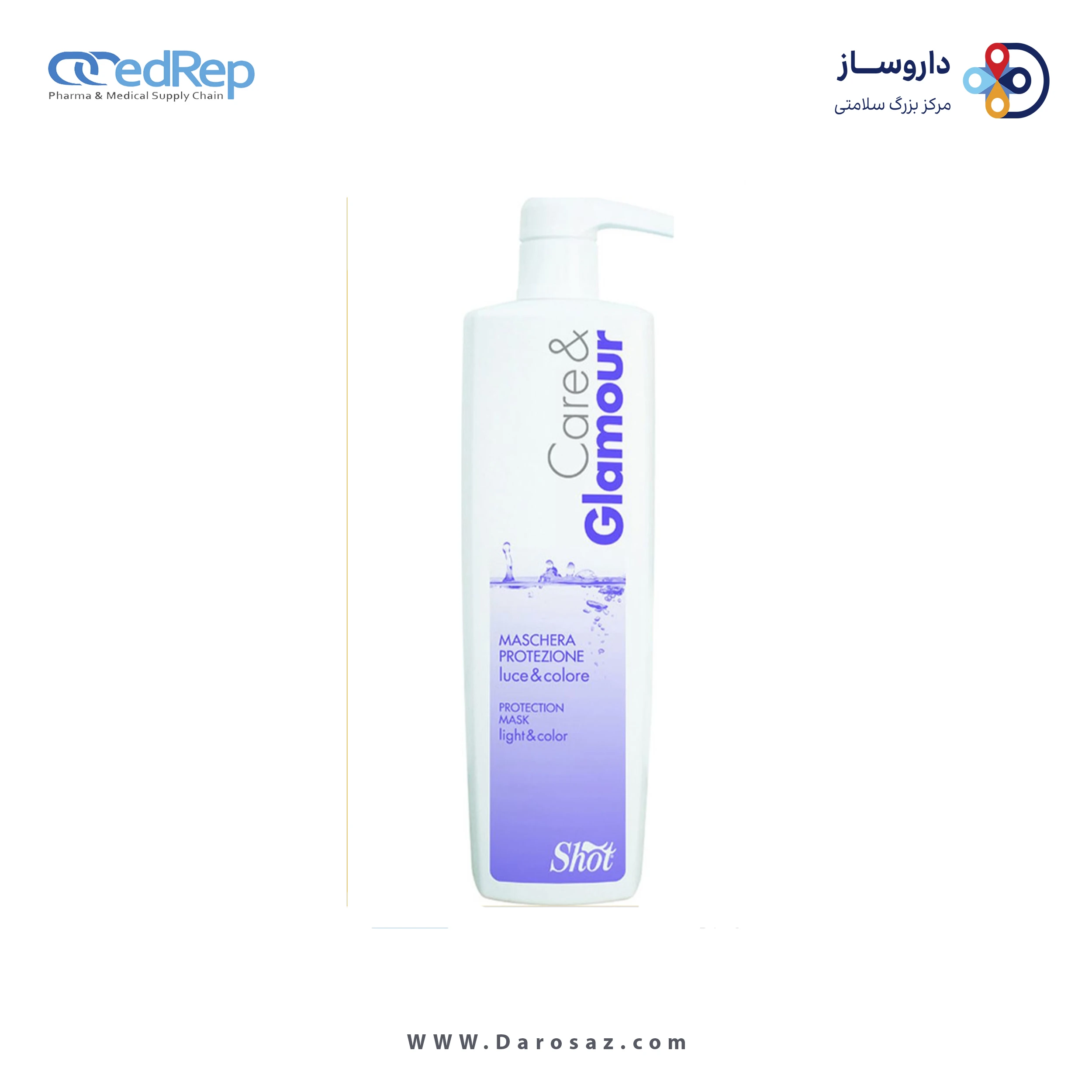 فراورده های حالت دهنده ،نرم کننده وتثبیت کننده آرایش مو (کرمها ، لوسیونها وروغنها) SHOT Care & Glamour Protection Mask Light And Color 500ml
