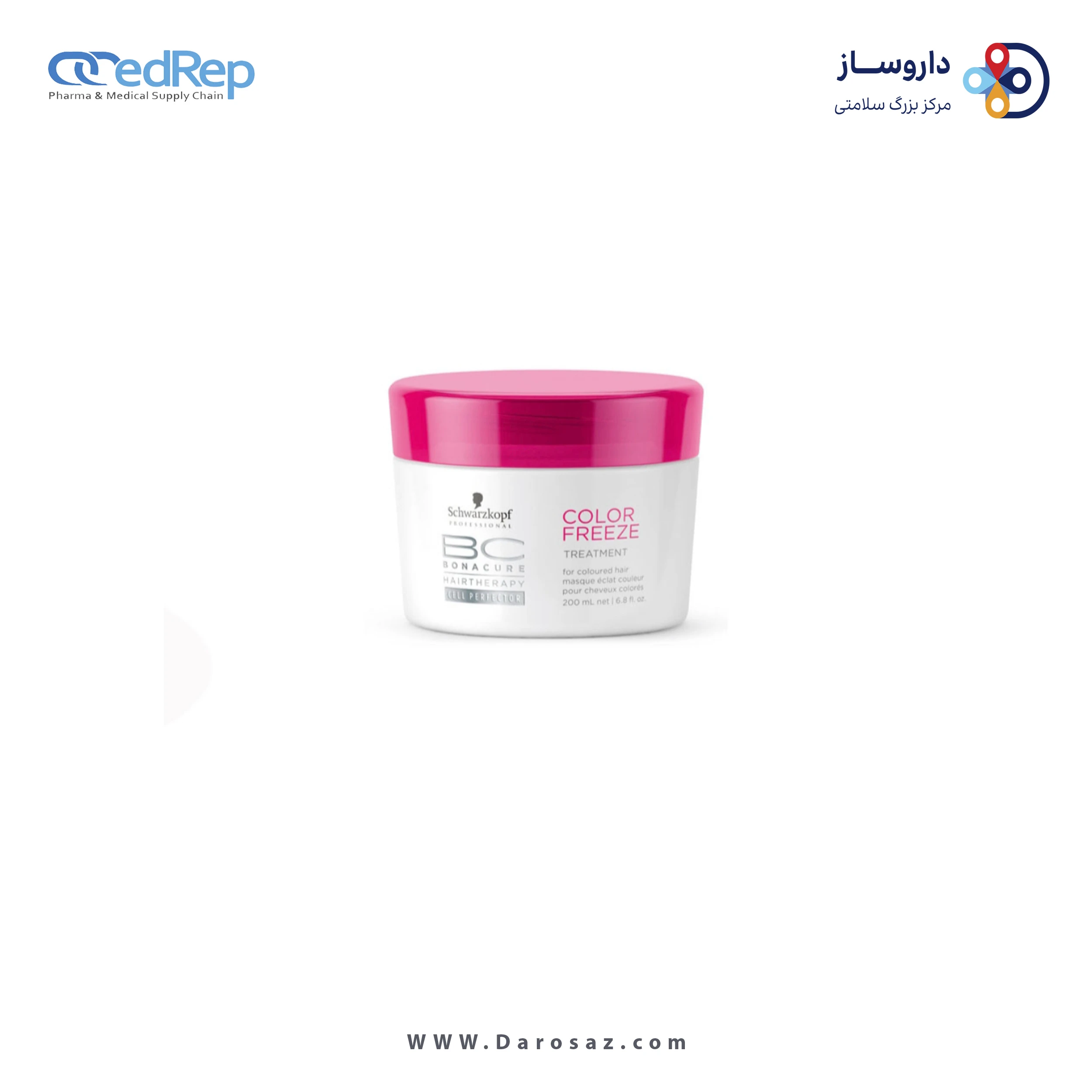 فراورده های حالت دهنده ،نرم کننده وتثبیت کننده آرایش مو (کرمها ، لوسیونها وروغنها) BC BONACURE HAIRTHERAPY CELL PERFECTOR COLOR FREEZE TREATMENT for coloured hair 500mL