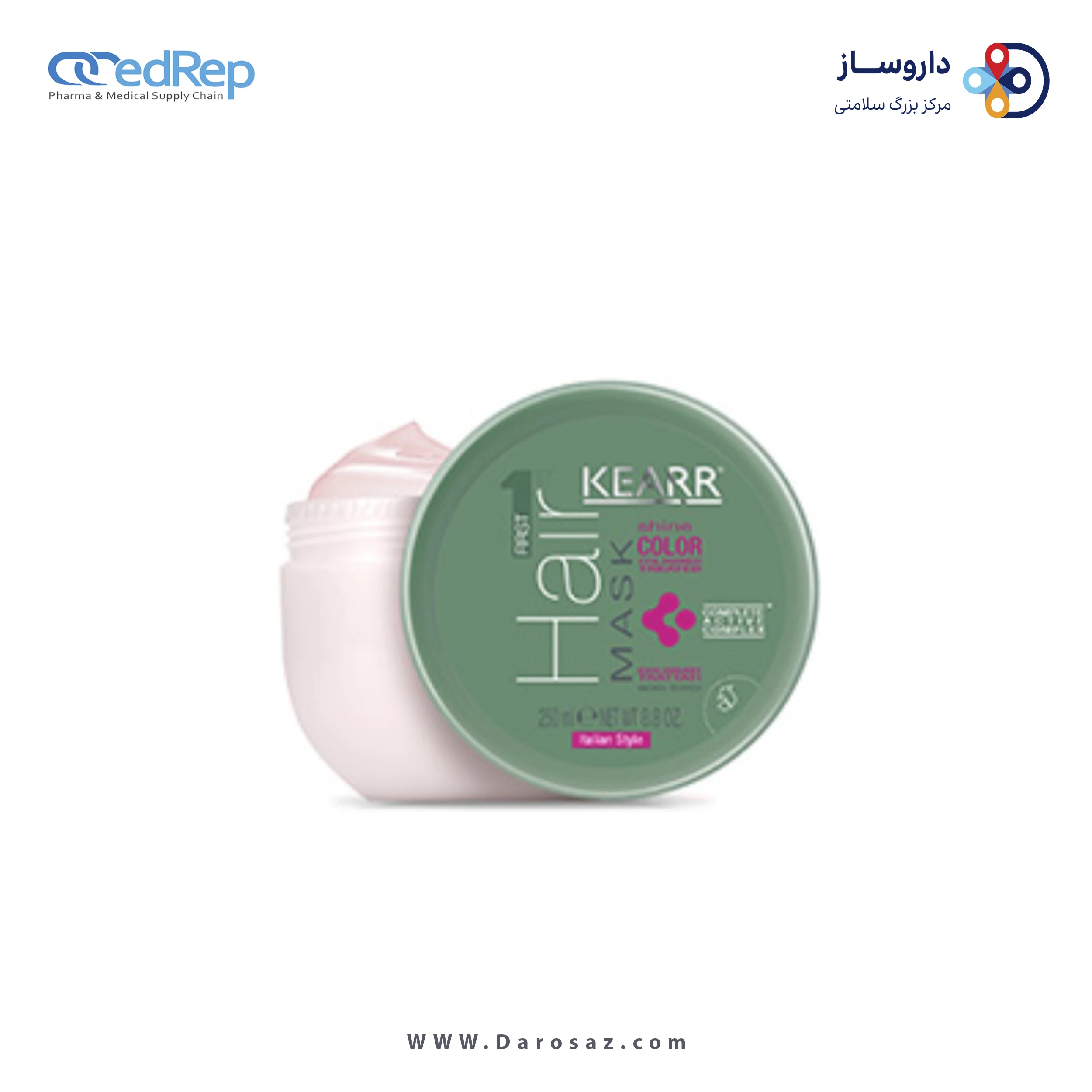 فراورده های حالت دهنده ،نرم کننده وتثبیت کننده آرایش مو (کرمها ، لوسیونها وروغنها) KEARR MASK SHINE CREAM