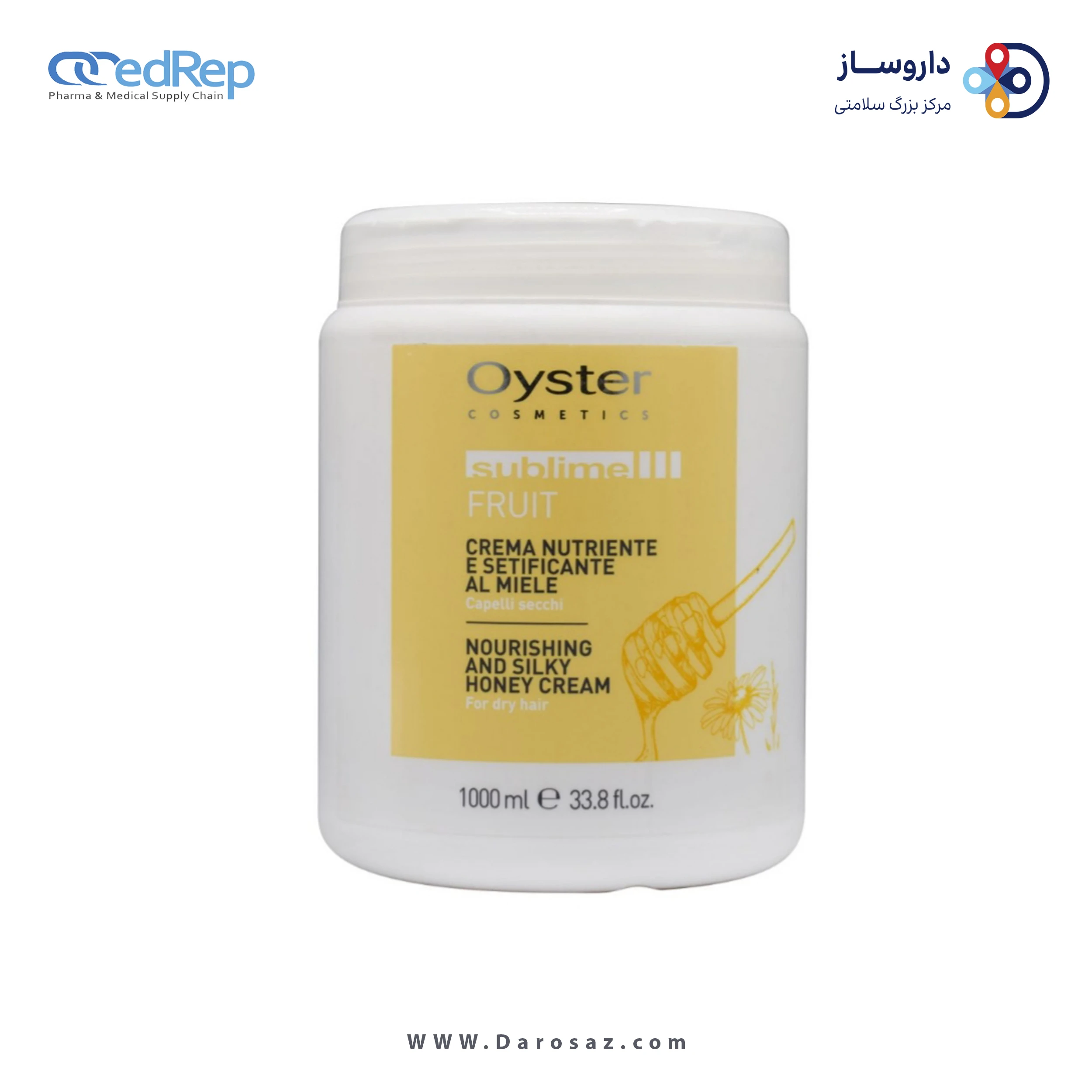 فراورده های حالت دهنده ،نرم کننده وتثبیت کننده آرایش مو (کرمها ، لوسیونها وروغنها) OYSTER Sublime Nourishing And Silky Honey Cream