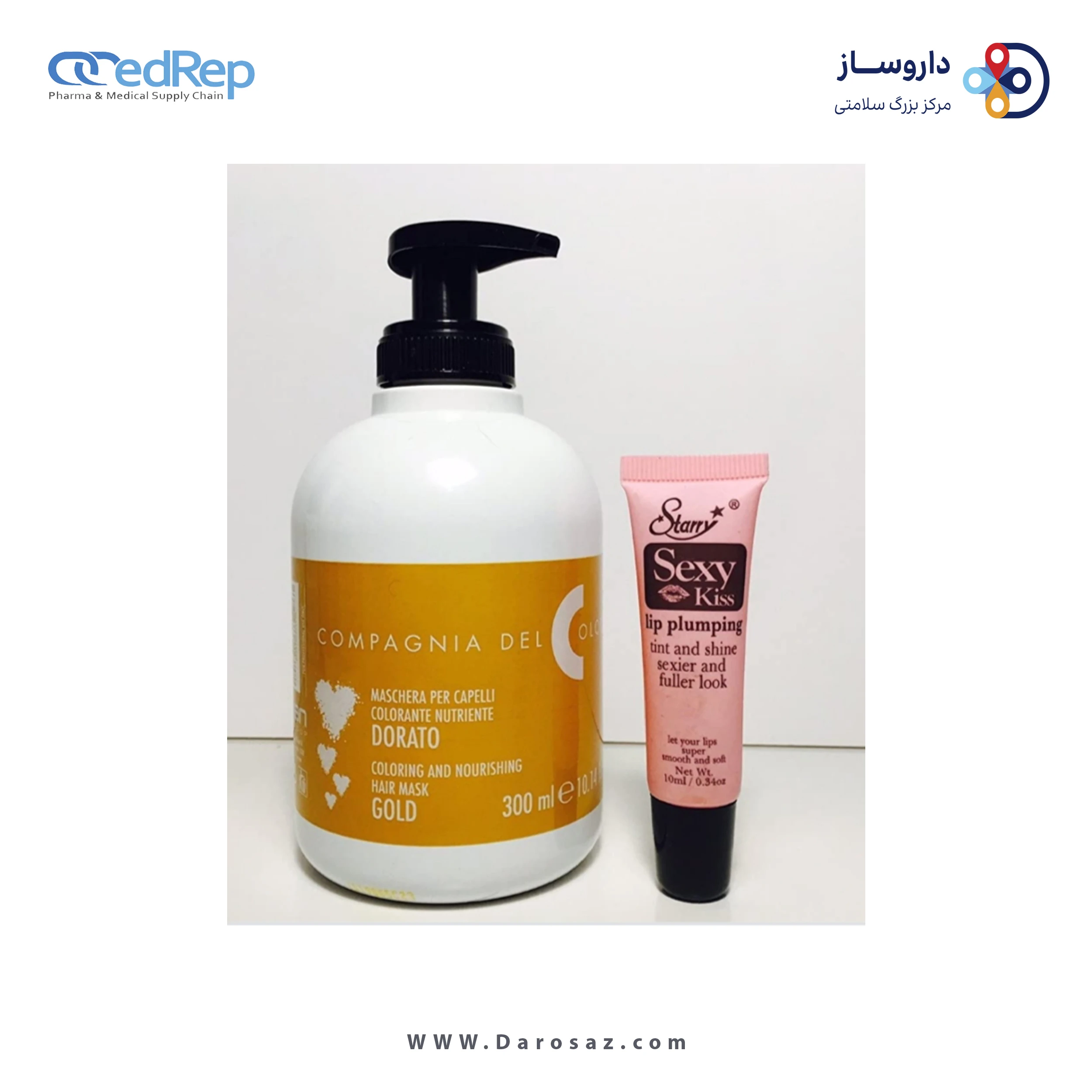 فراورده های حالت دهنده ،نرم کننده وتثبیت کننده آرایش مو (کرمها ، لوسیونها وروغنها) COMPAGNIA DEL COLORE Coloring And Nourishing Hair Mask