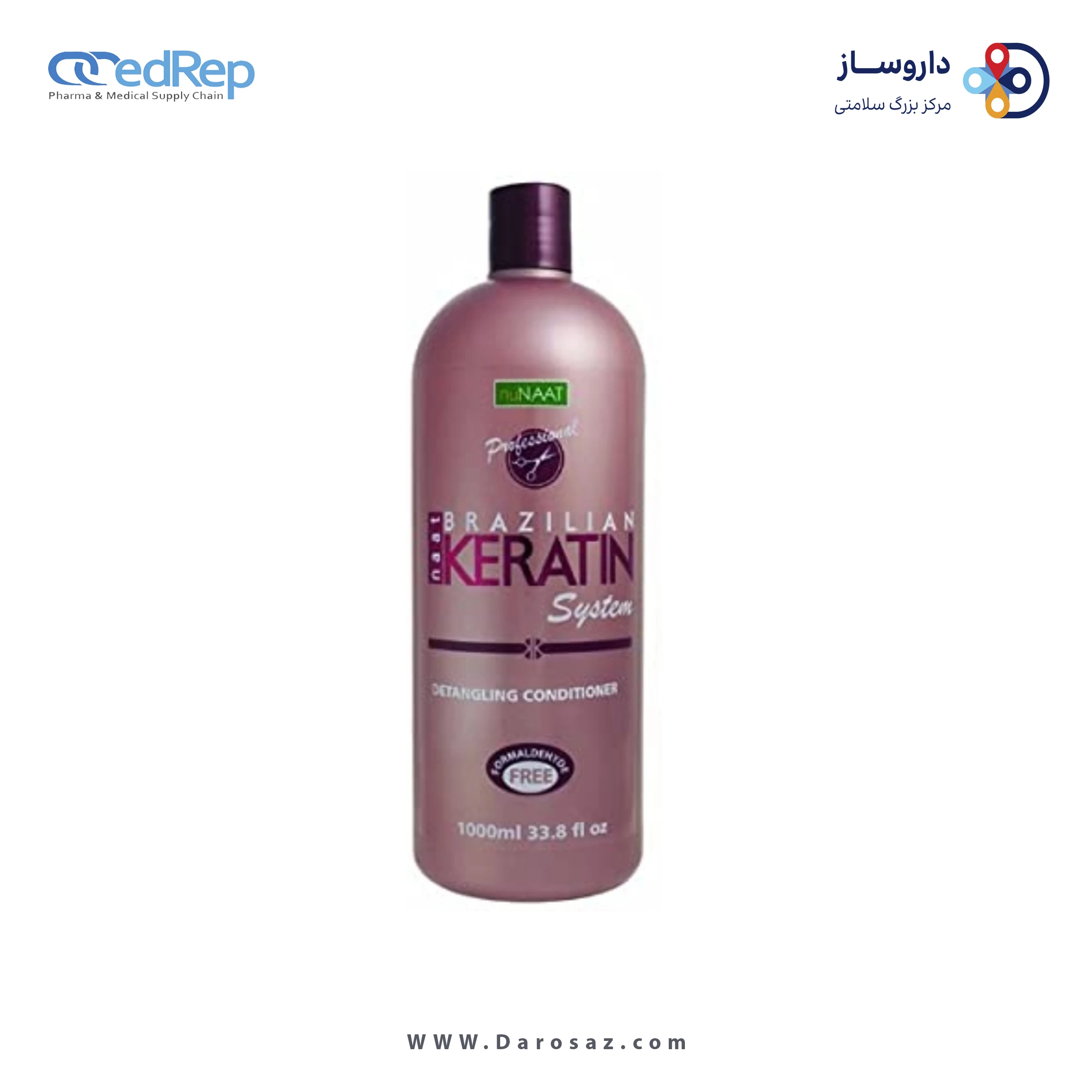 فراورده های حالت دهنده ،نرم کننده وتثبیت کننده آرایش مو (کرمها ، لوسیونها وروغنها) NUNAAT PRODETANGLING CONDITIONER