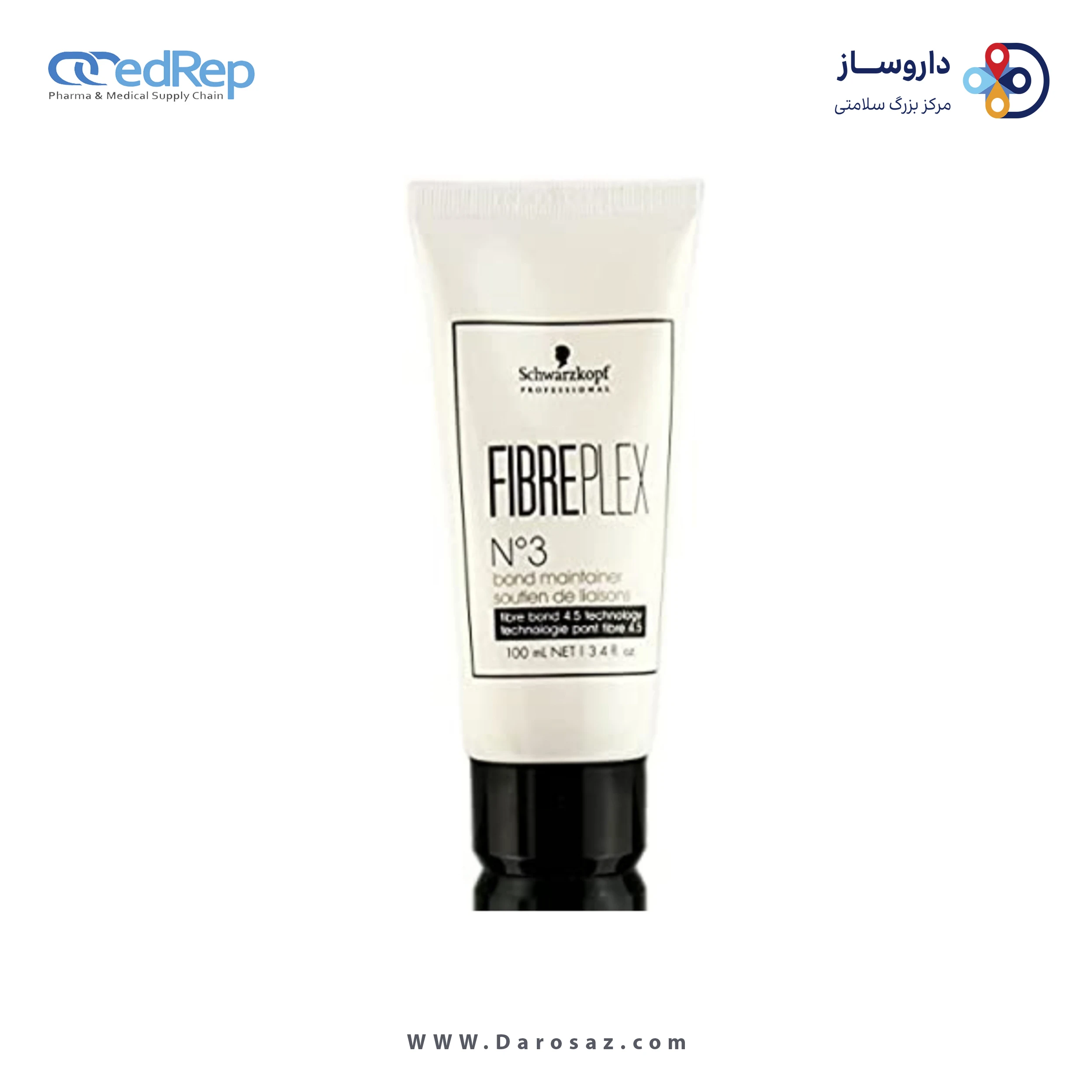 فراورده های حالت دهنده ،نرم کننده وتثبیت کننده آرایش مو (کرمها ، لوسیونها وروغنها) FIBREPLEX N° 3 BOND MAINTAINER FIBRE BOND 4.5 TECHNOLOGY