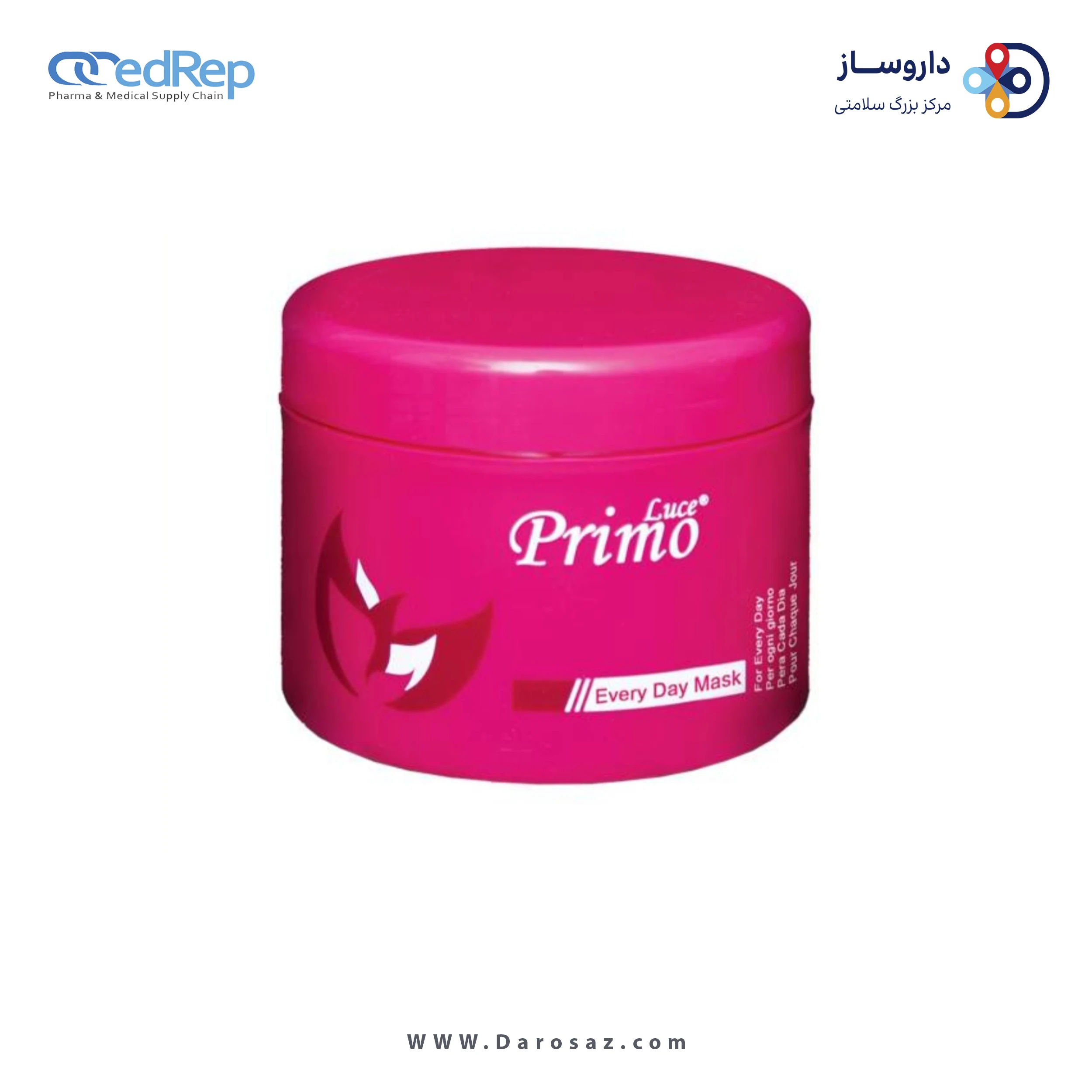 فراورده های حالت دهنده ،نرم کننده وتثبیت کننده آرایش مو (کرمها ، لوسیونها وروغنها) PRIMOLUCE every day mask PRIMO LUCE EVERY GLOW MASK500ML