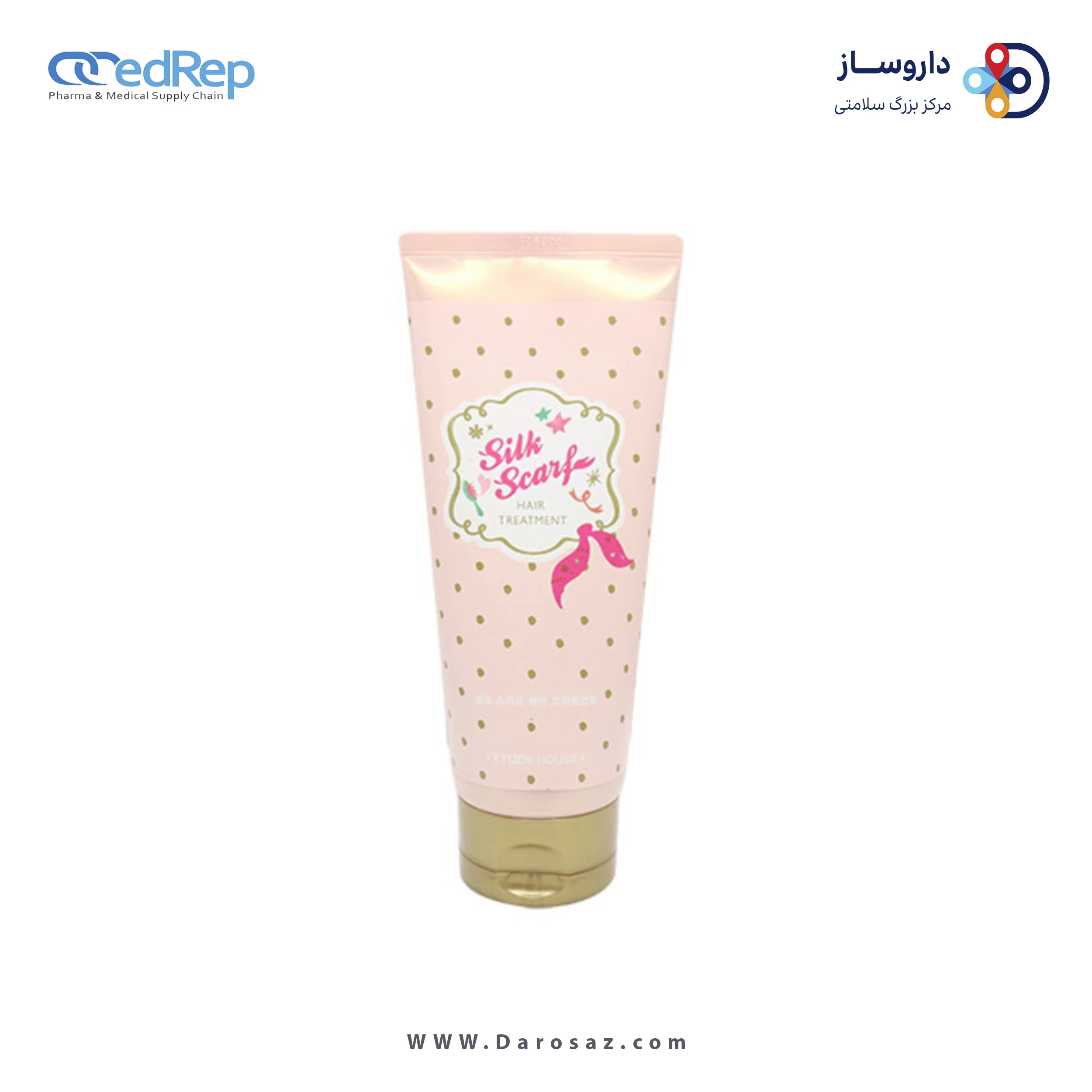 فراورده های حالت دهنده ،نرم کننده وتثبیت کننده آرایش مو (کرمها ، لوسیونها وروغنها) ETUDE SILK SCARF HAIR TREATMENT