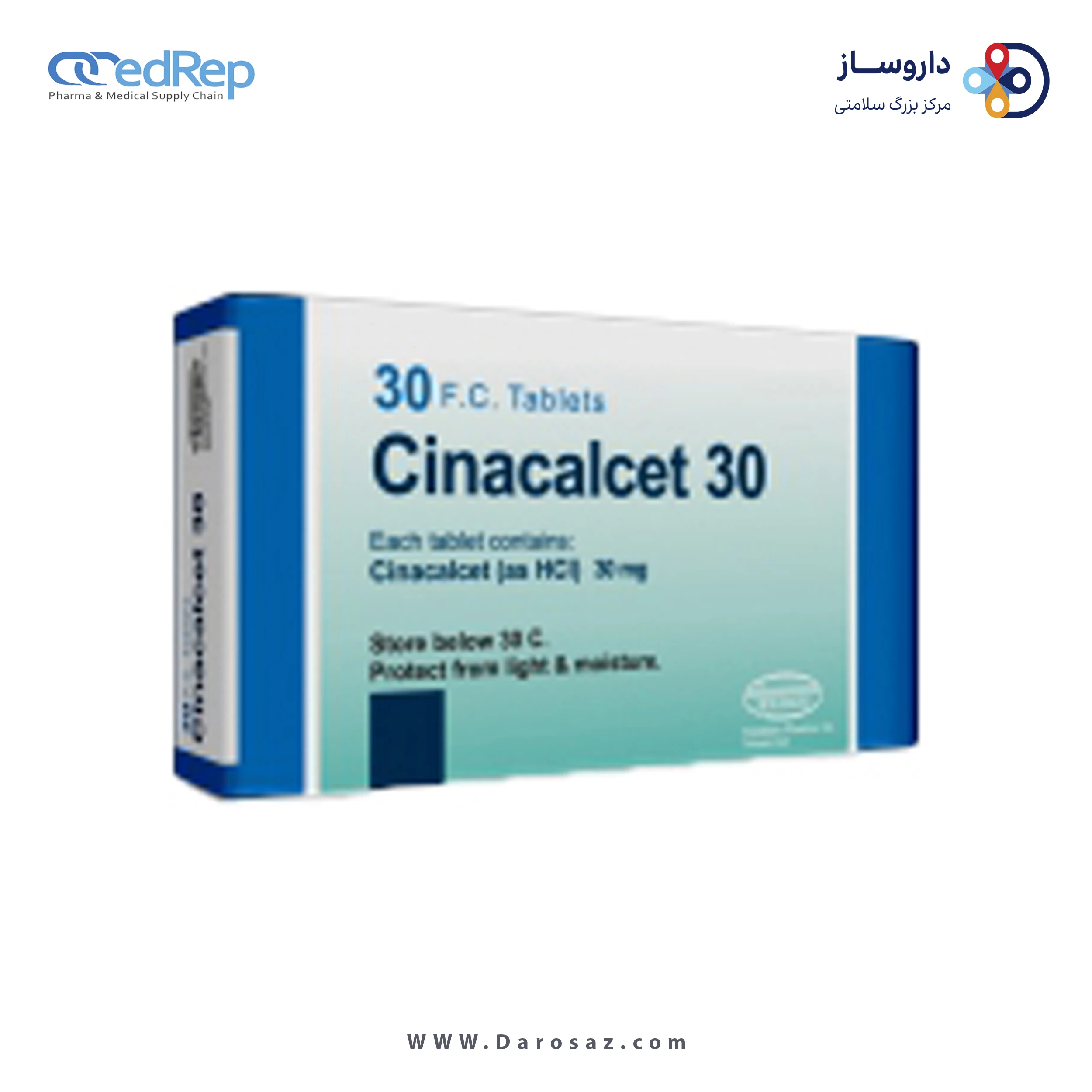 سیناکلست هیدروکلراید  30mg قرص خوراکی