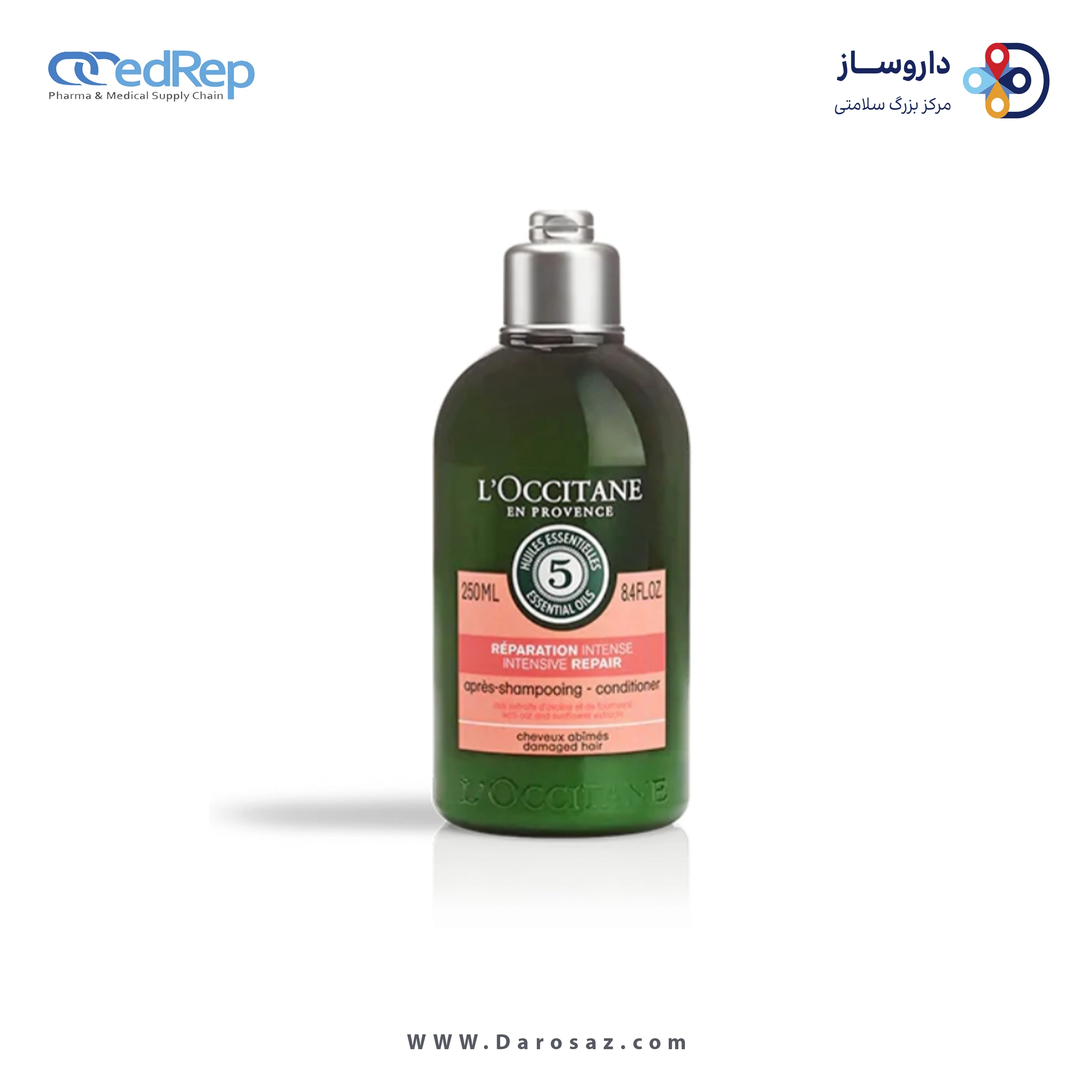 فراورده های حالت دهنده ،نرم کننده وتثبیت کننده آرایش مو (کرمها ، لوسیونها وروغنها) LOCCITANE Repairing Conditioner Dry And Damage Hair