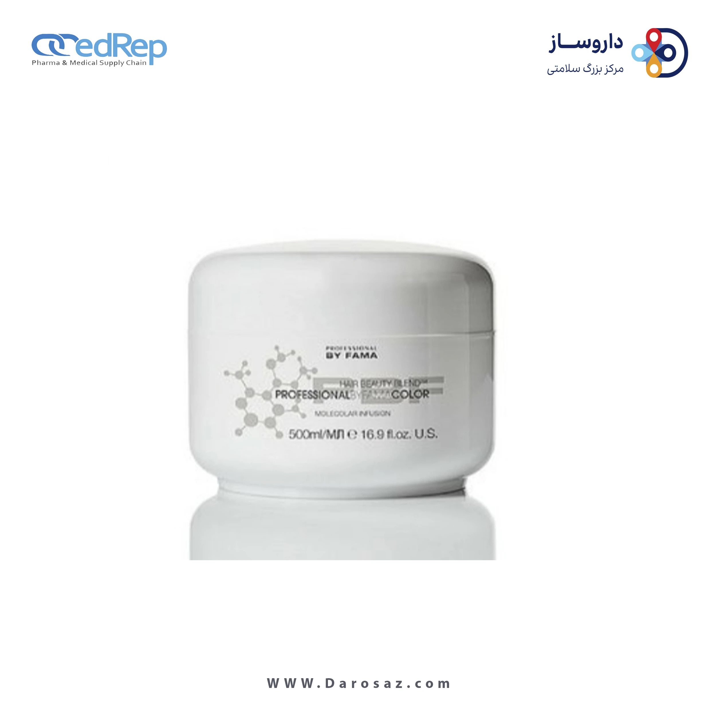 فراورده های حالت دهنده ،نرم کننده وتثبیت کننده آرایش مو (کرمها ، لوسیونها وروغنها) PROFESSIONAL BY FAMA HAIR BEAUTY BLEND PROFESSIONAL BY FAMA COLOR MOLECOLAR INFUSION