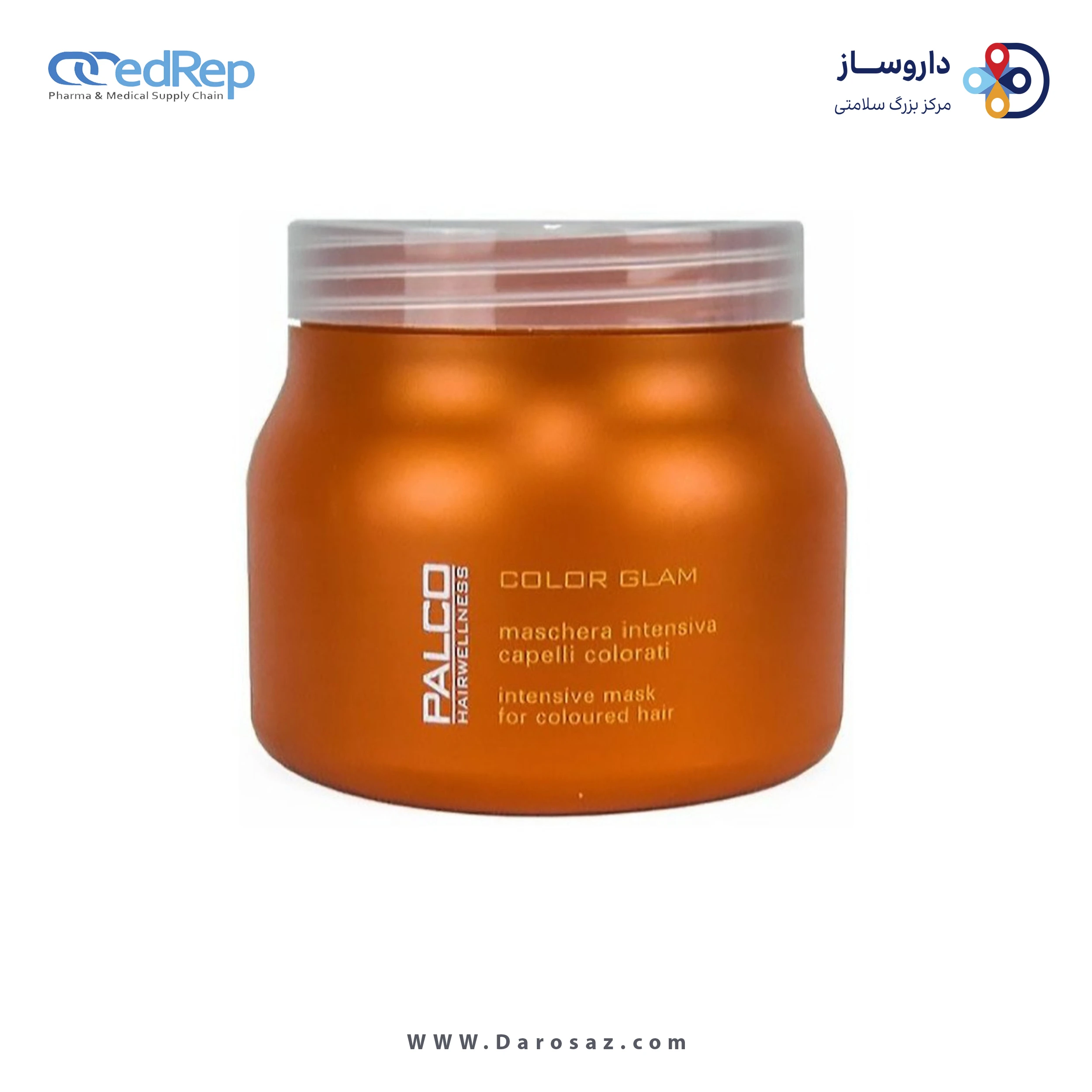 فراورده های حالت دهنده ،نرم کننده وتثبیت کننده آرایش مو (کرمها ، لوسیونها وروغنها) PALCO PROFESSIONAL Color Glam Intensive Mask 500ml