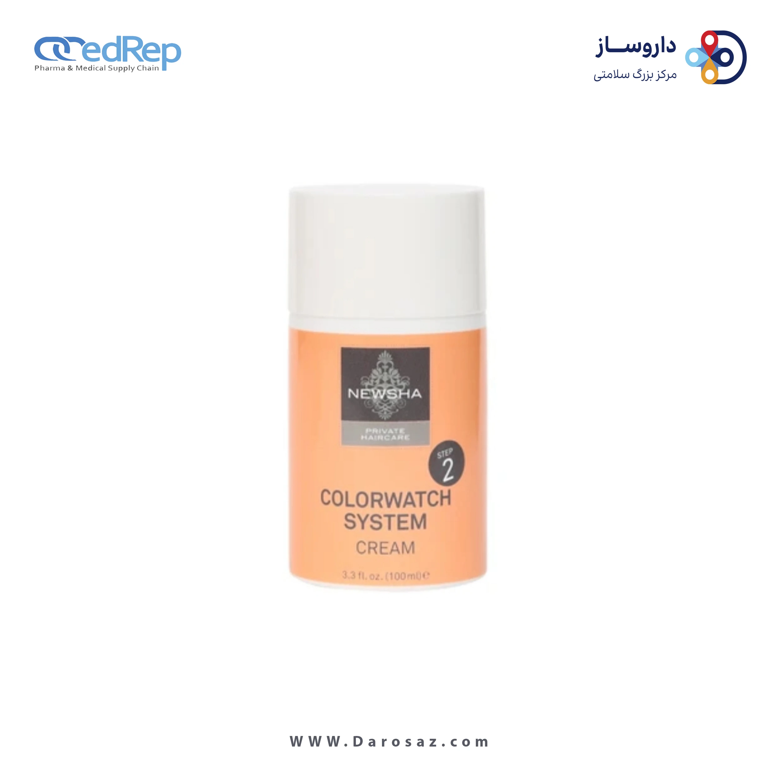 فراورده های حالت دهنده ،نرم کننده وتثبیت کننده آرایش مو (کرمها ، لوسیونها وروغنها) NEWSHA Colorwatch System Cream Step 2 ml100