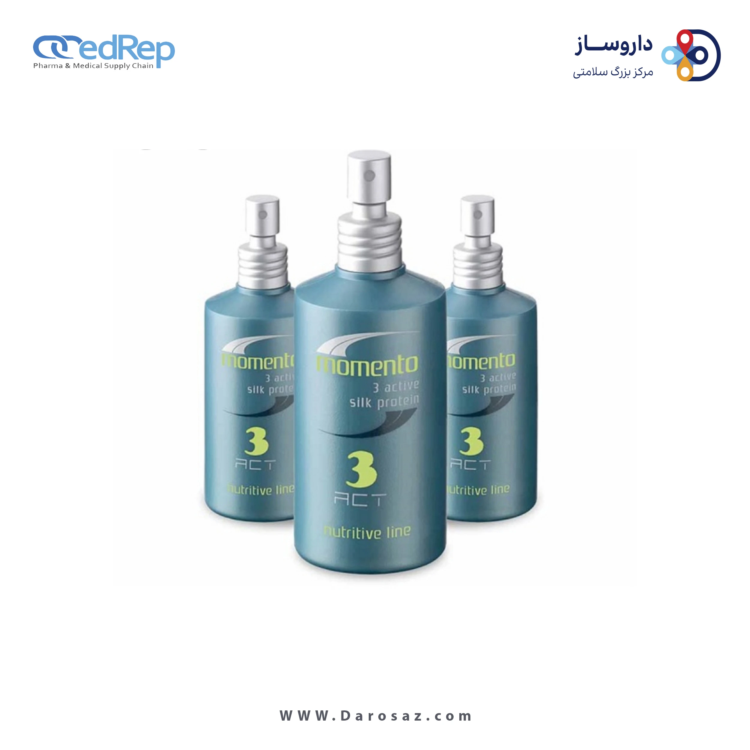 فراورده های حالت دهنده ،نرم کننده وتثبیت کننده آرایش مو (کرمها ، لوسیونها وروغنها) PERICHE PERSONAL Momento 3 Active Silk Protein Nutritive Line