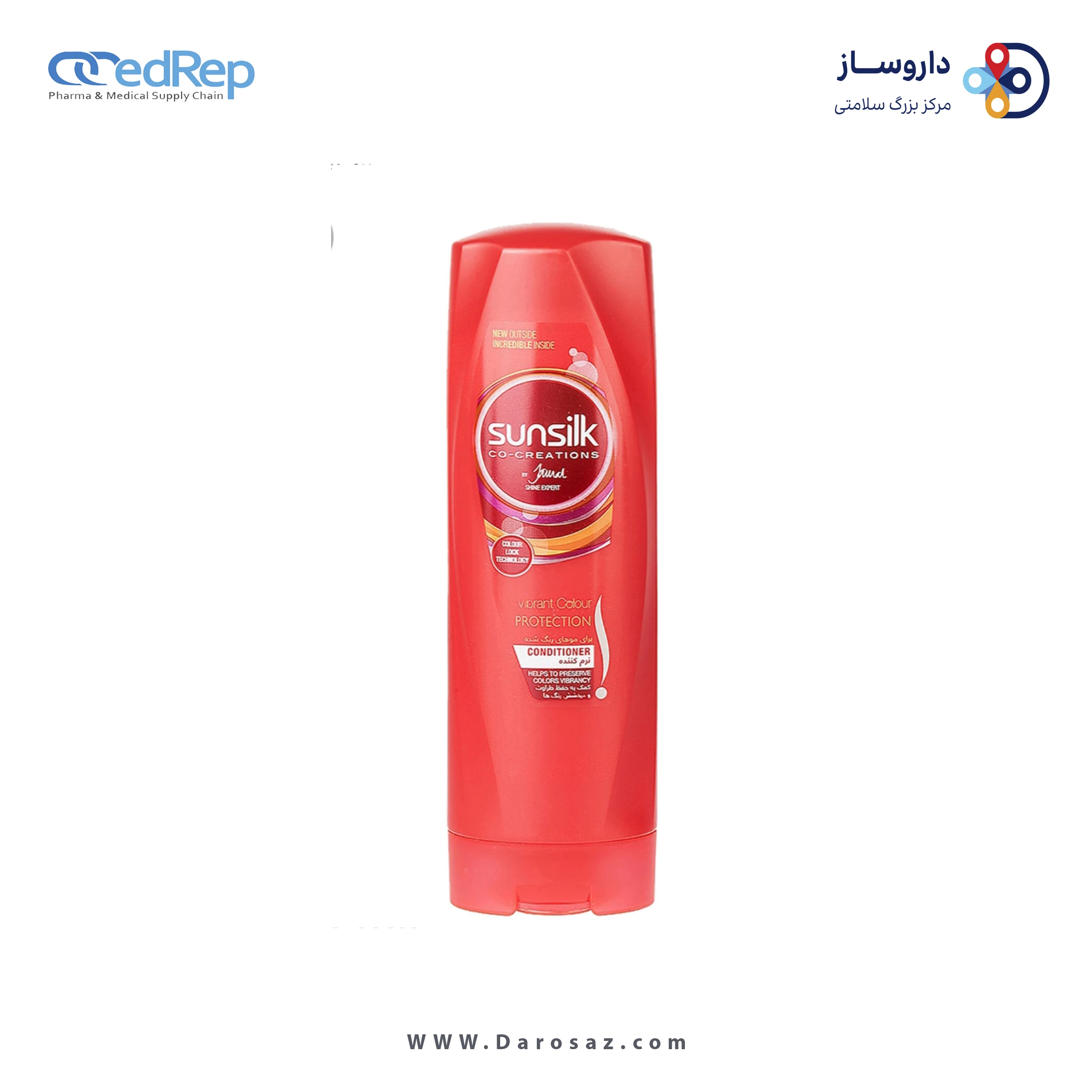 فراورده های حالت دهنده ،نرم کننده وتثبیت کننده آرایش مو (کرمها ، لوسیونها وروغنها) SUNSILK Vibrant Color Protection Conditioner 200ml