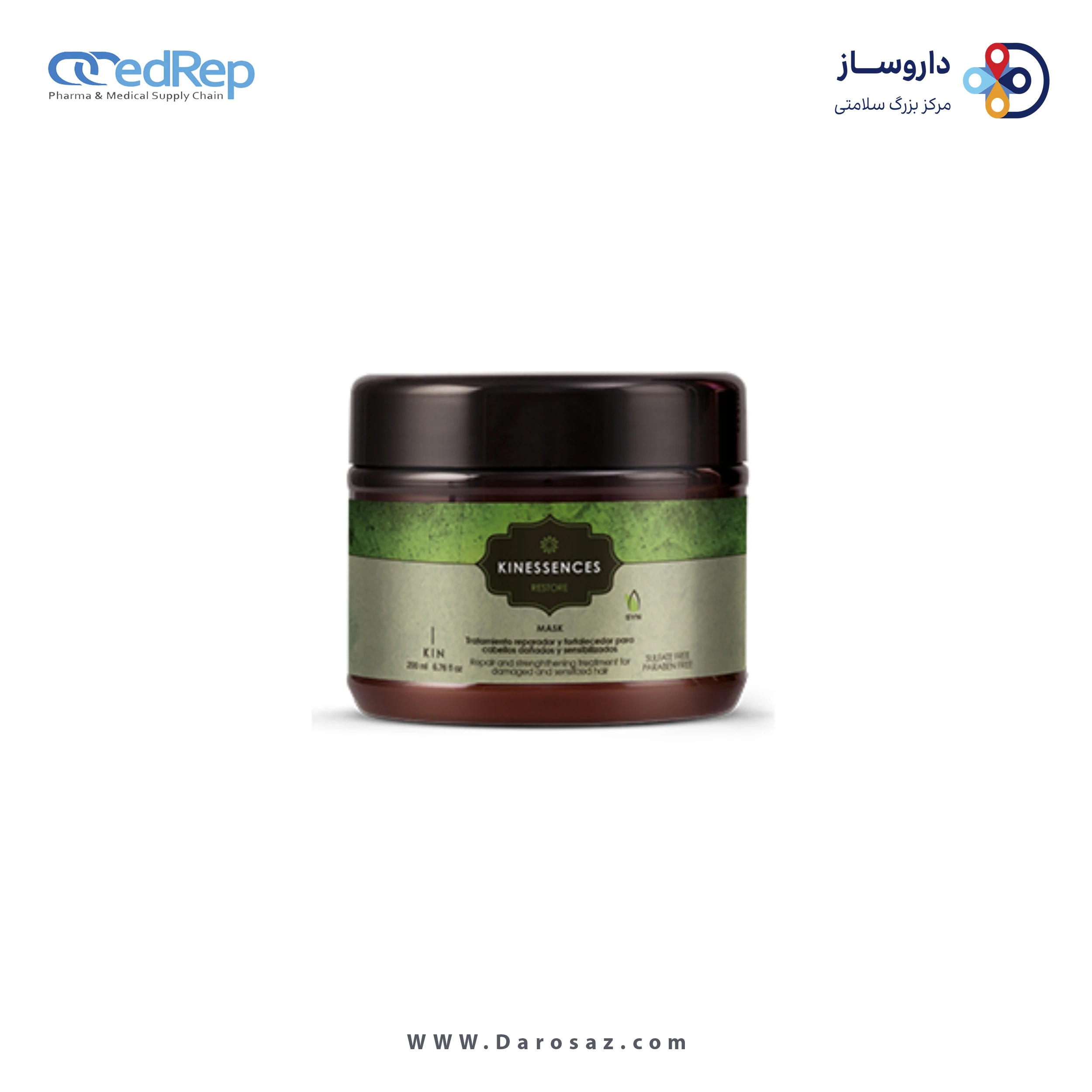 فراورده های حالت دهنده ،نرم کننده وتثبیت کننده آرایش مو (کرمها ، لوسیونها وروغنها) KIN KINESSENCES RESTORE MASK ‎ 8.31