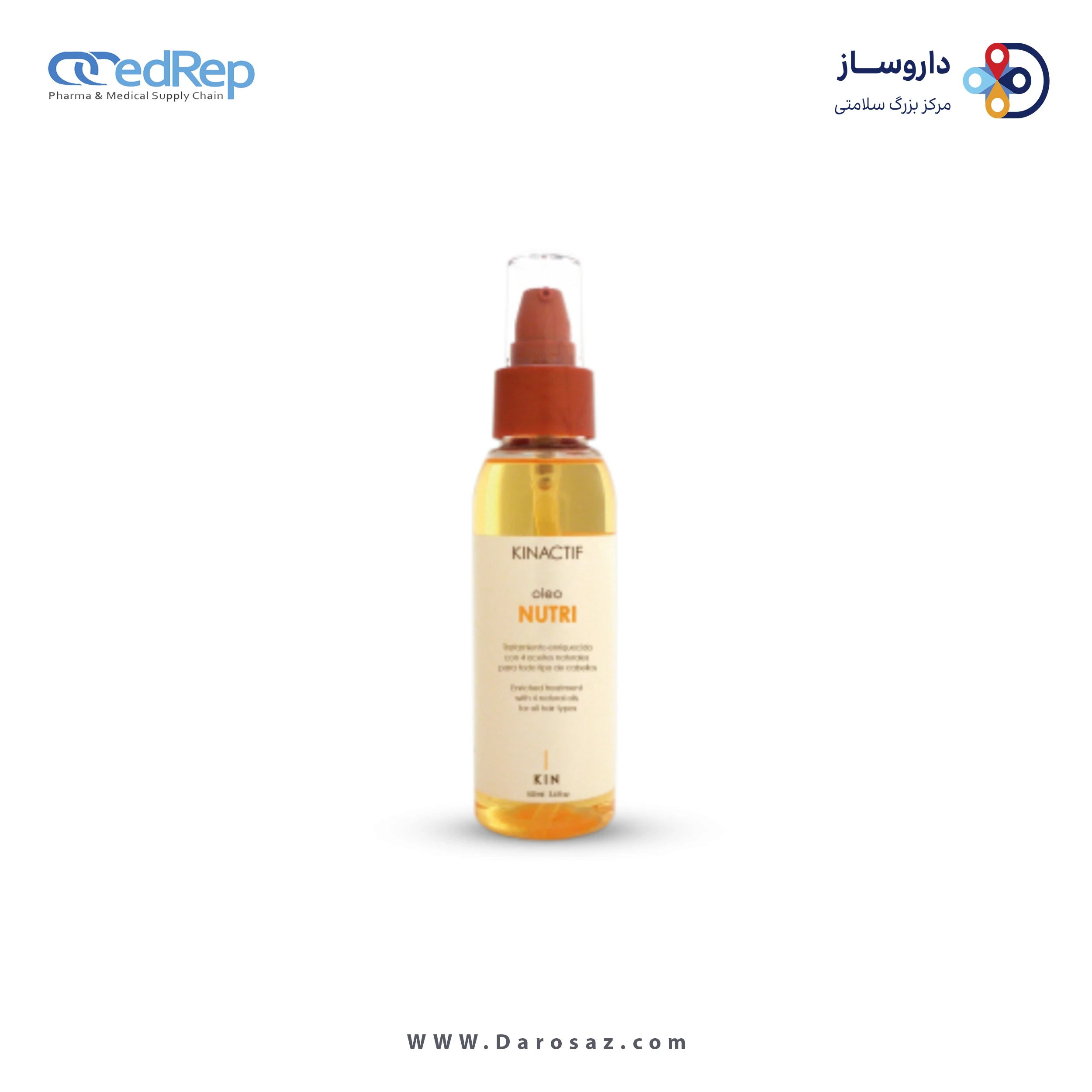 فراورده های حالت دهنده ،نرم کننده وتثبیت کننده آرایش مو (کرمها ، لوسیونها وروغنها) KIN KINACTIF OLEO NUTRI 100ML
