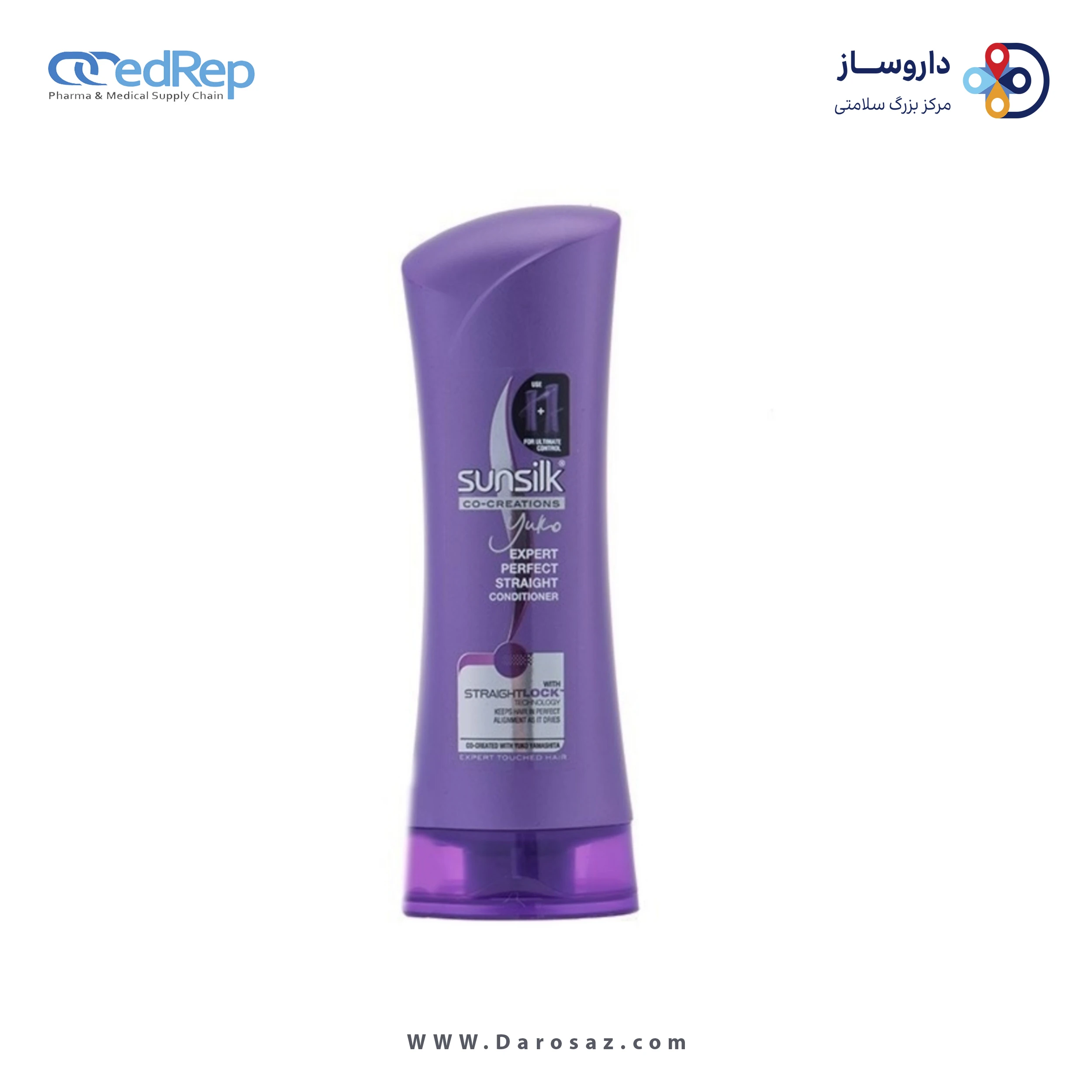 فراورده های حالت دهنده ،نرم کننده وتثبیت کننده آرایش مو (کرمها ، لوسیونها وروغنها) SUNSILK Expert Perfect Straight Hair Conditioner 200ml