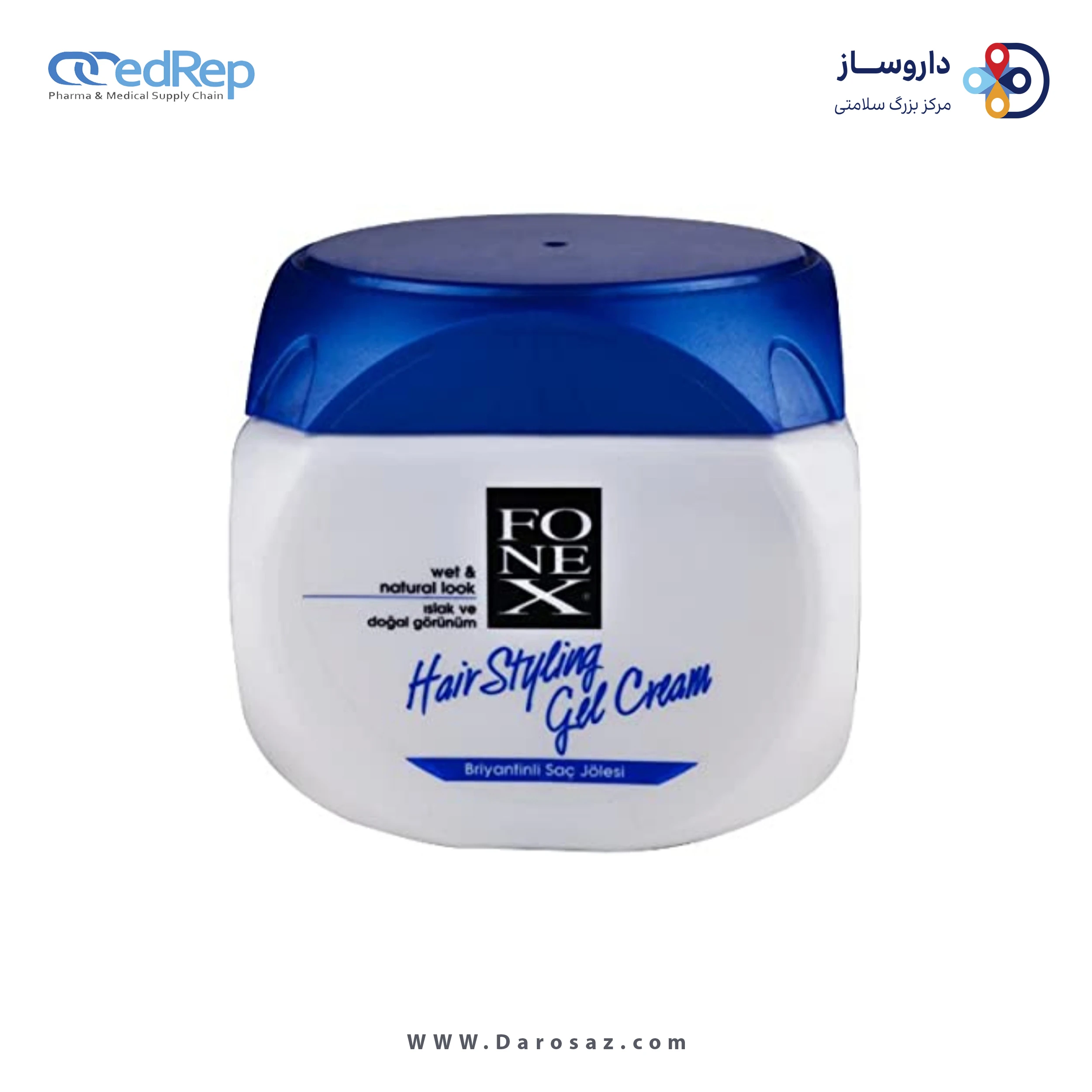 فراورده های حالت دهنده ،نرم کننده وتثبیت کننده آرایش مو (کرمها ، لوسیونها وروغنها) FONEX Hair Gel Styling Cream 503