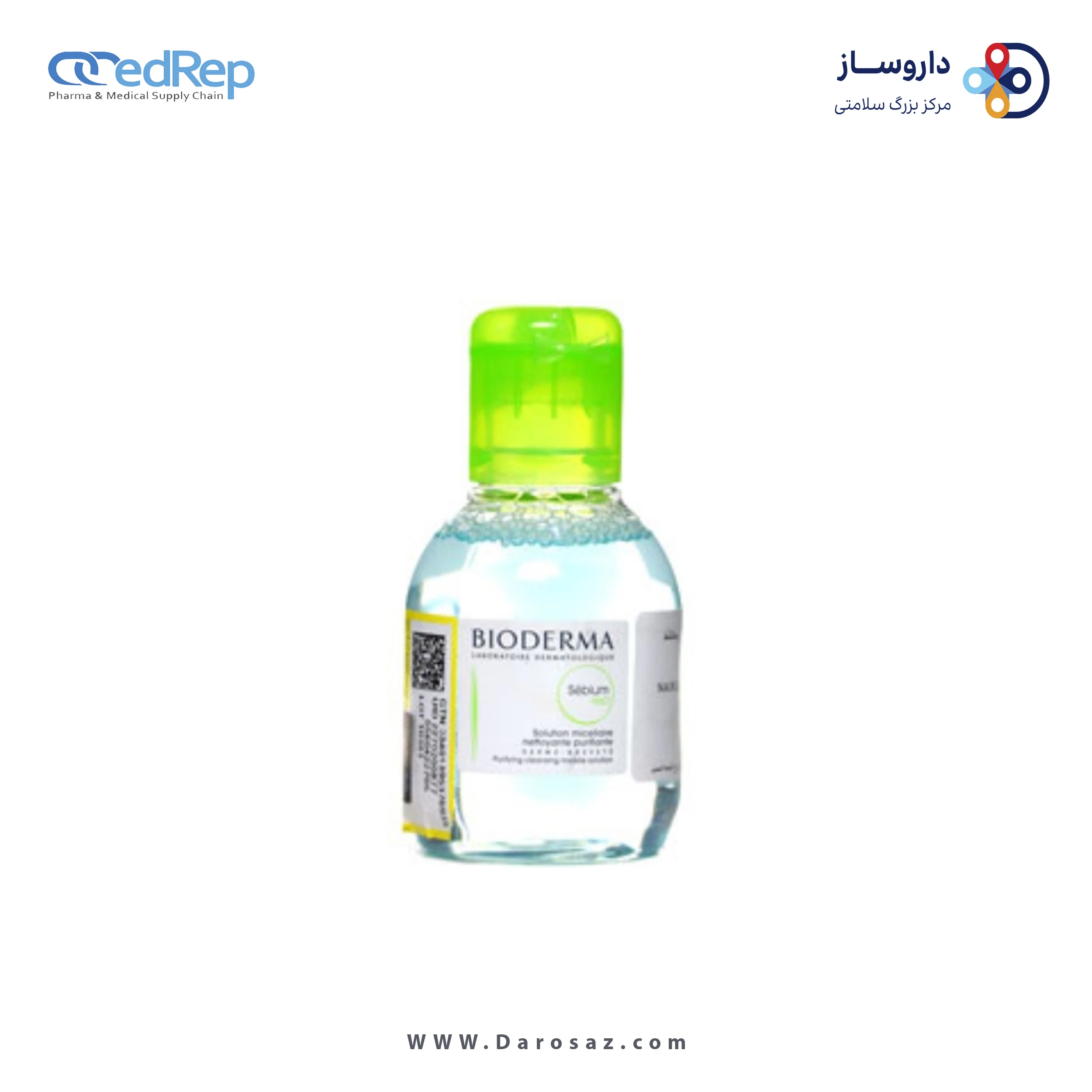فراورده های پاک کننده آرایش از چشمها وصورت BIODERMA SEBIUM H2O ۱۰۰ml